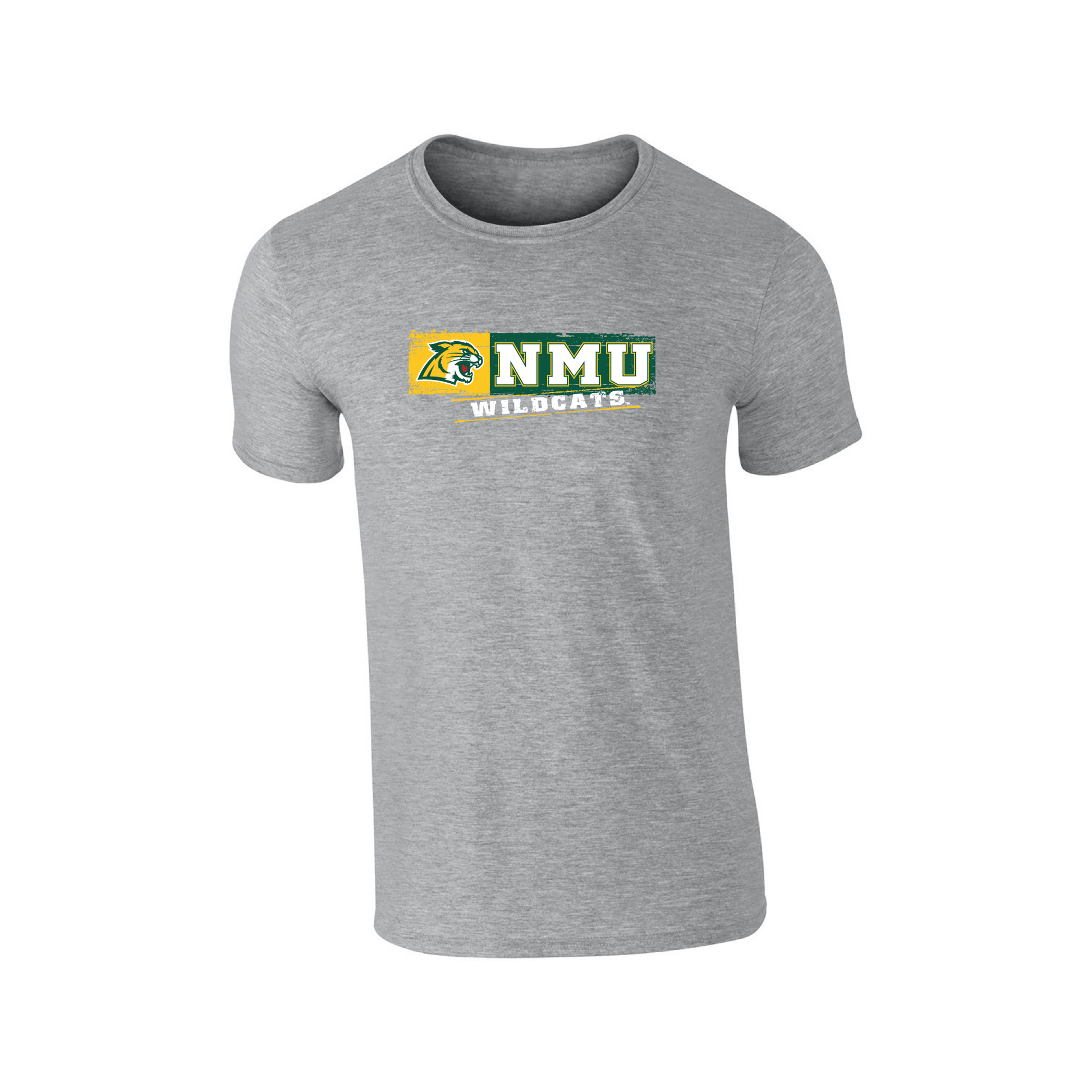  Northern Michigan University Wildcats Sticker Adult T-Shirt