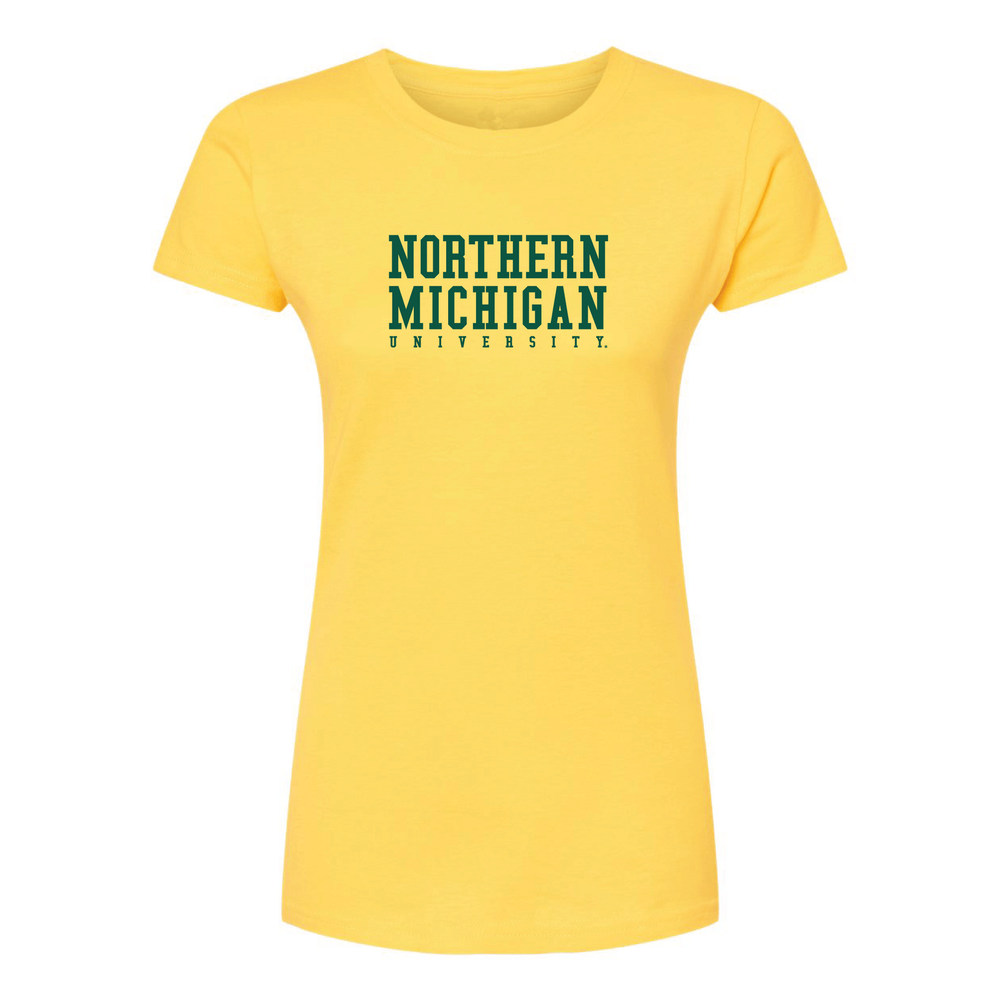  Northern Michigan University Wildcats Block Womens T-Shirt
