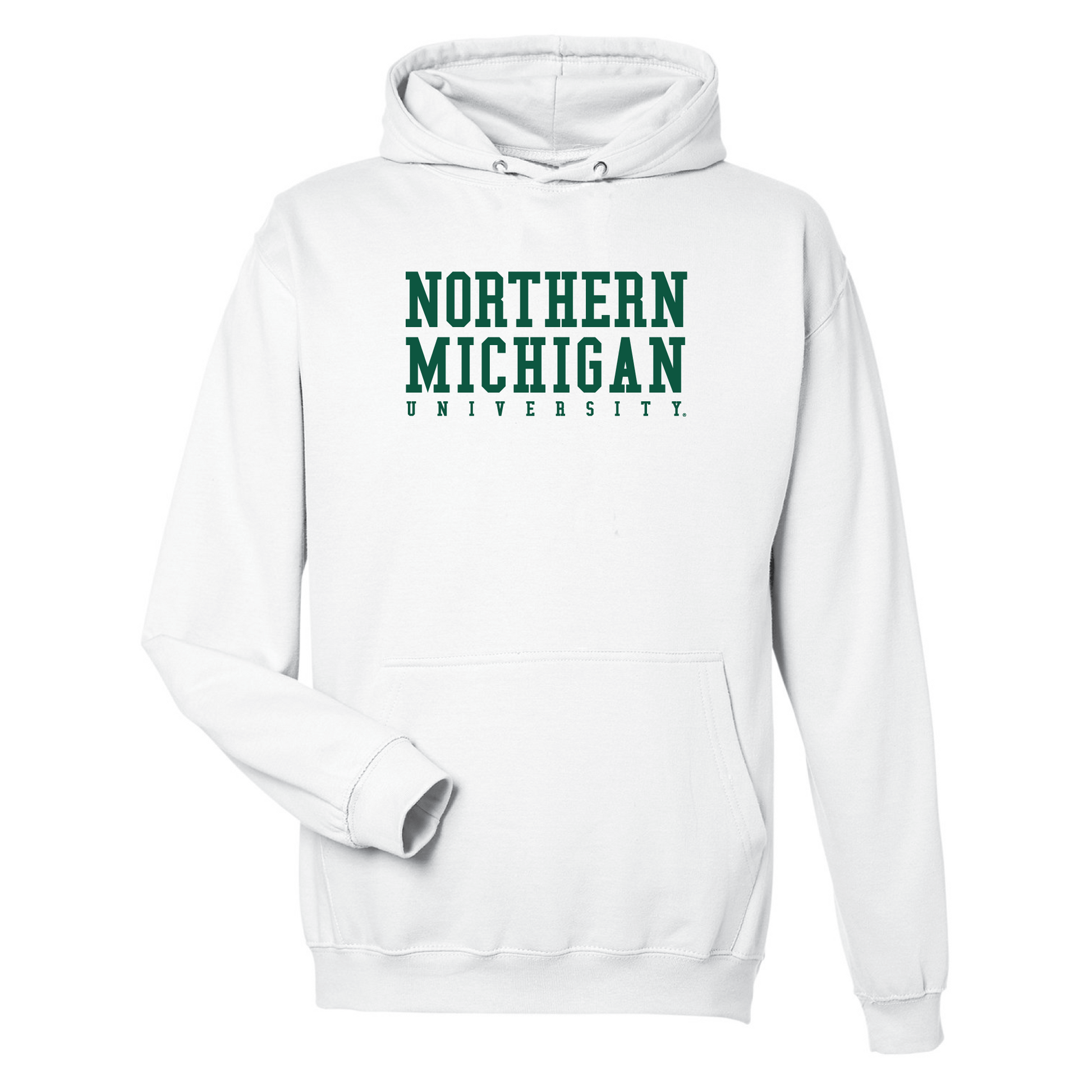  Northern Michigan University Wildcats Block Hooded Sweatshirt
