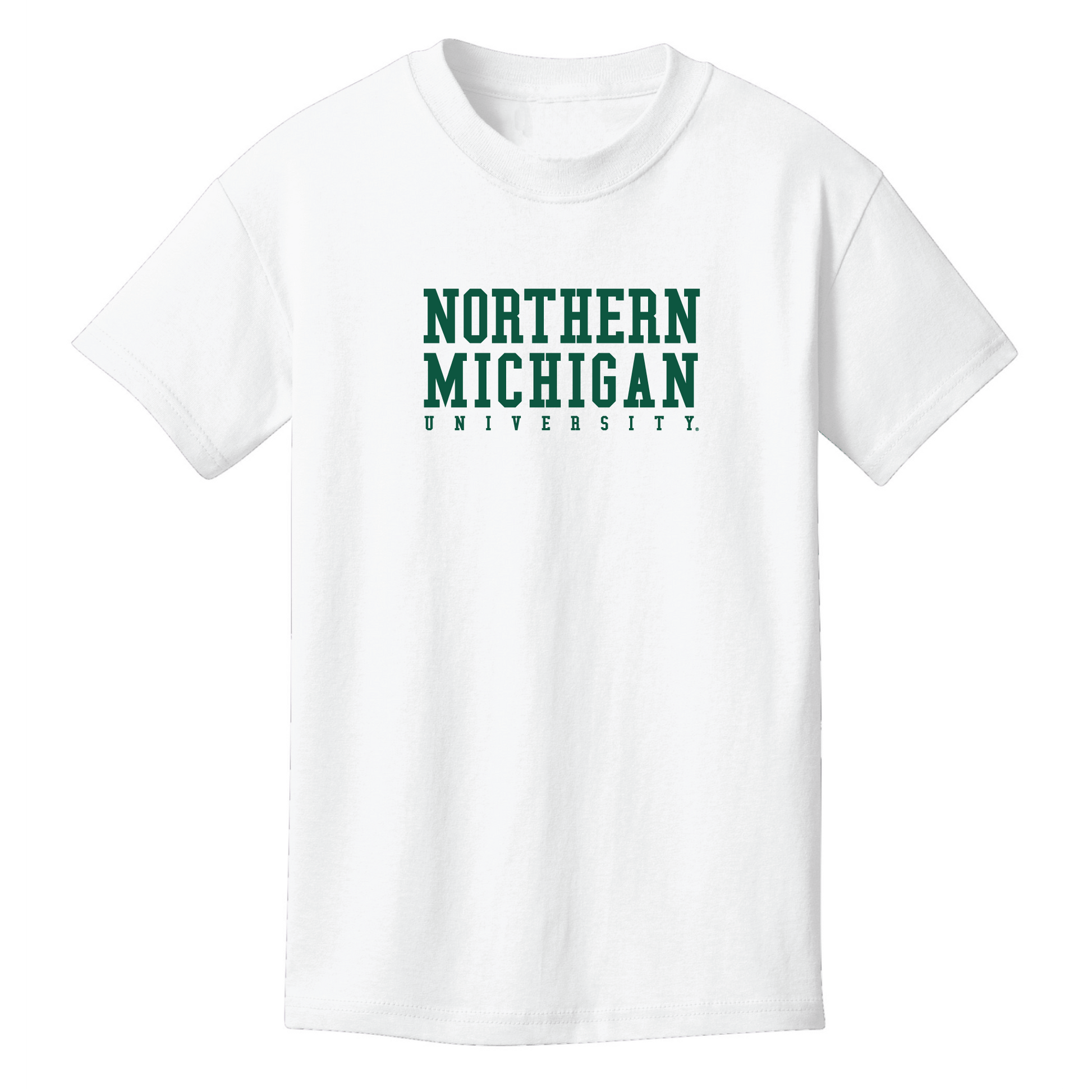  Northern Michigan University Wildcats Block Youth T-Shirt