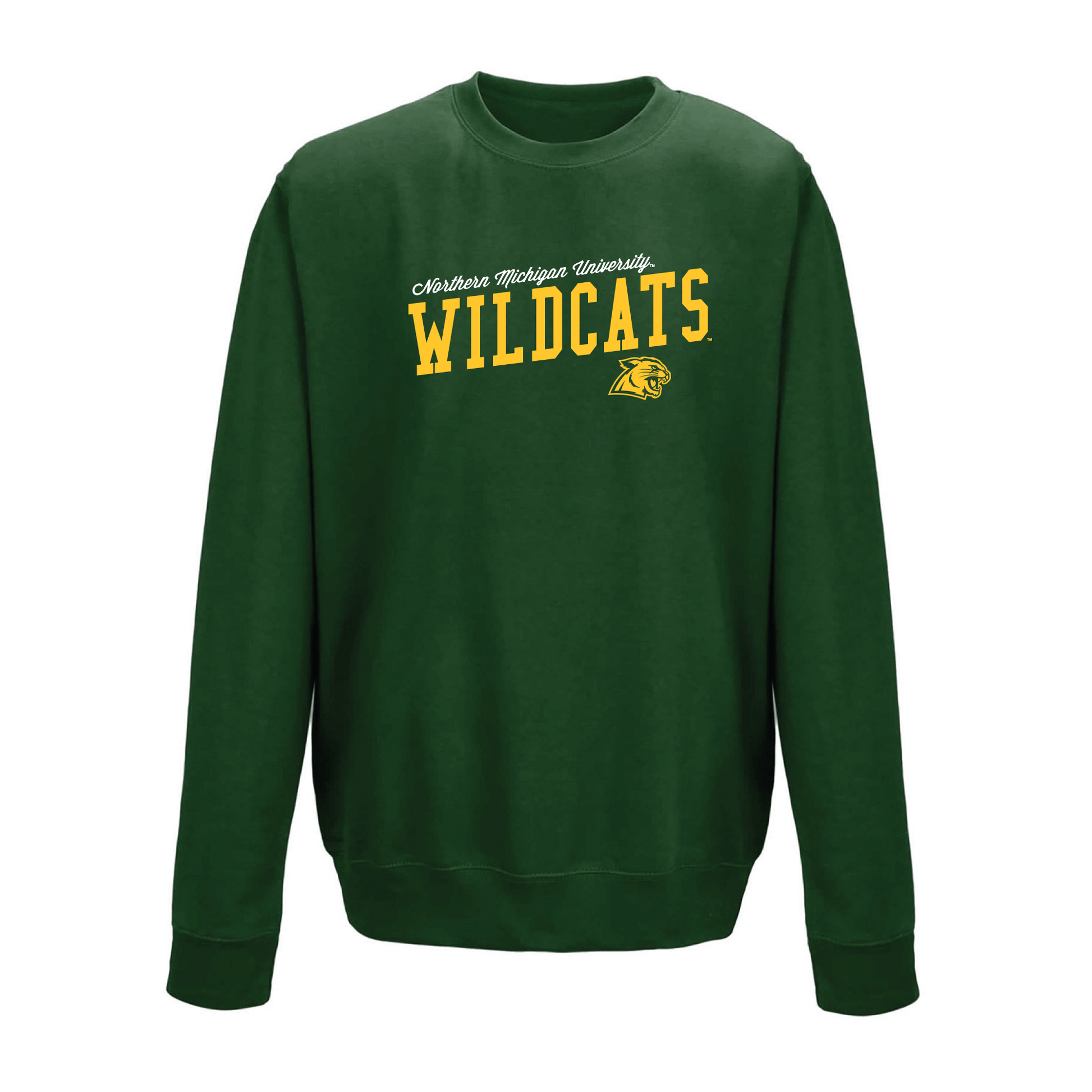  Northern Michigan University Wildcats Uphill Victory Crewneck Sweatshirt