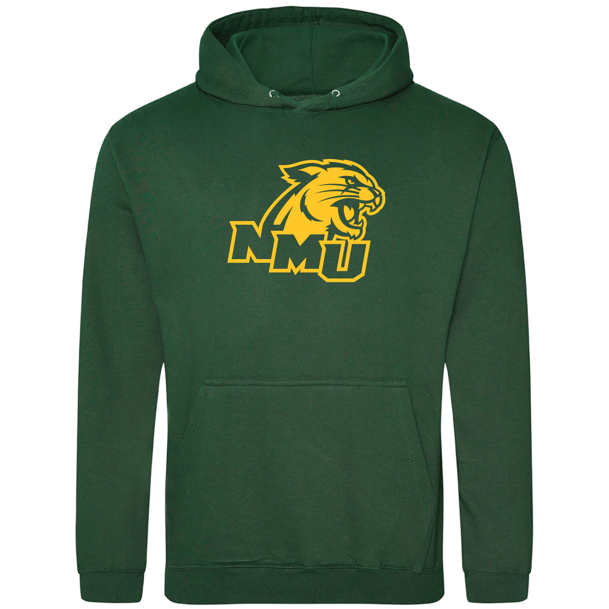  Northern Michigan University Wildcats Jumbo Logo Hooded Sweatshirt