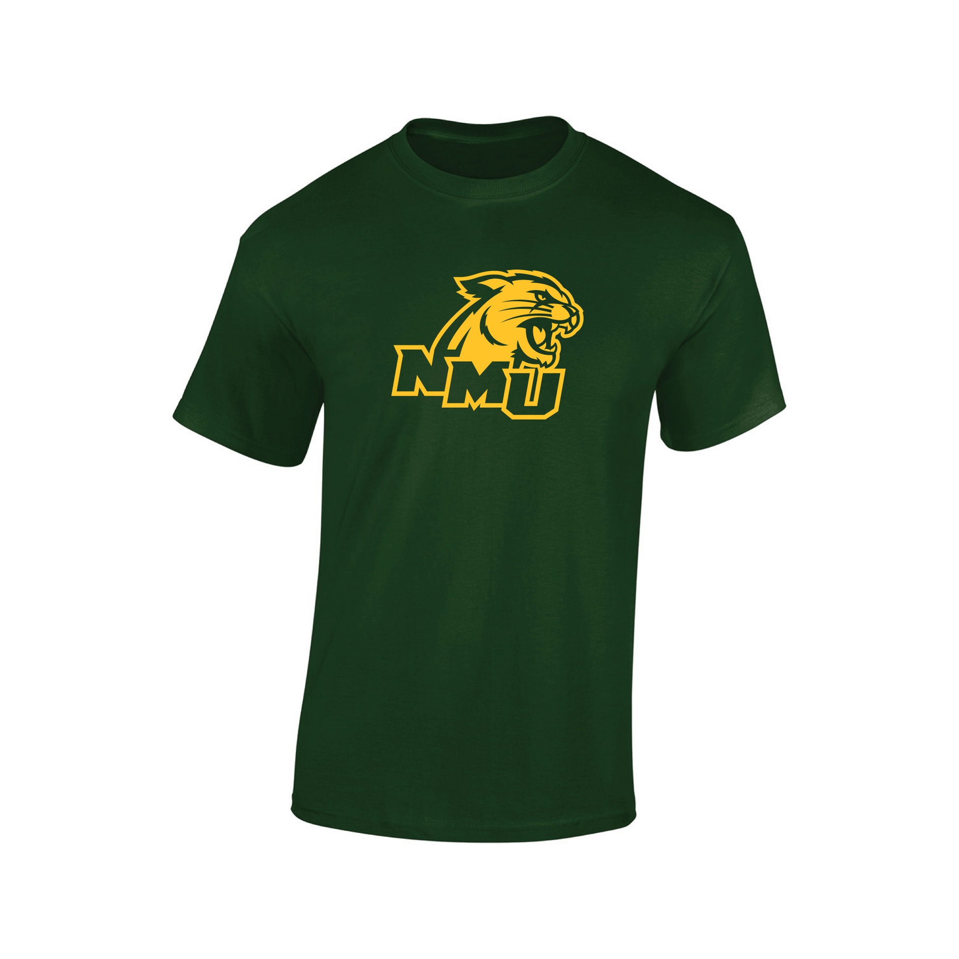  Northern Michigan University Wildcats Jumbo Logo Adult T-Shirt