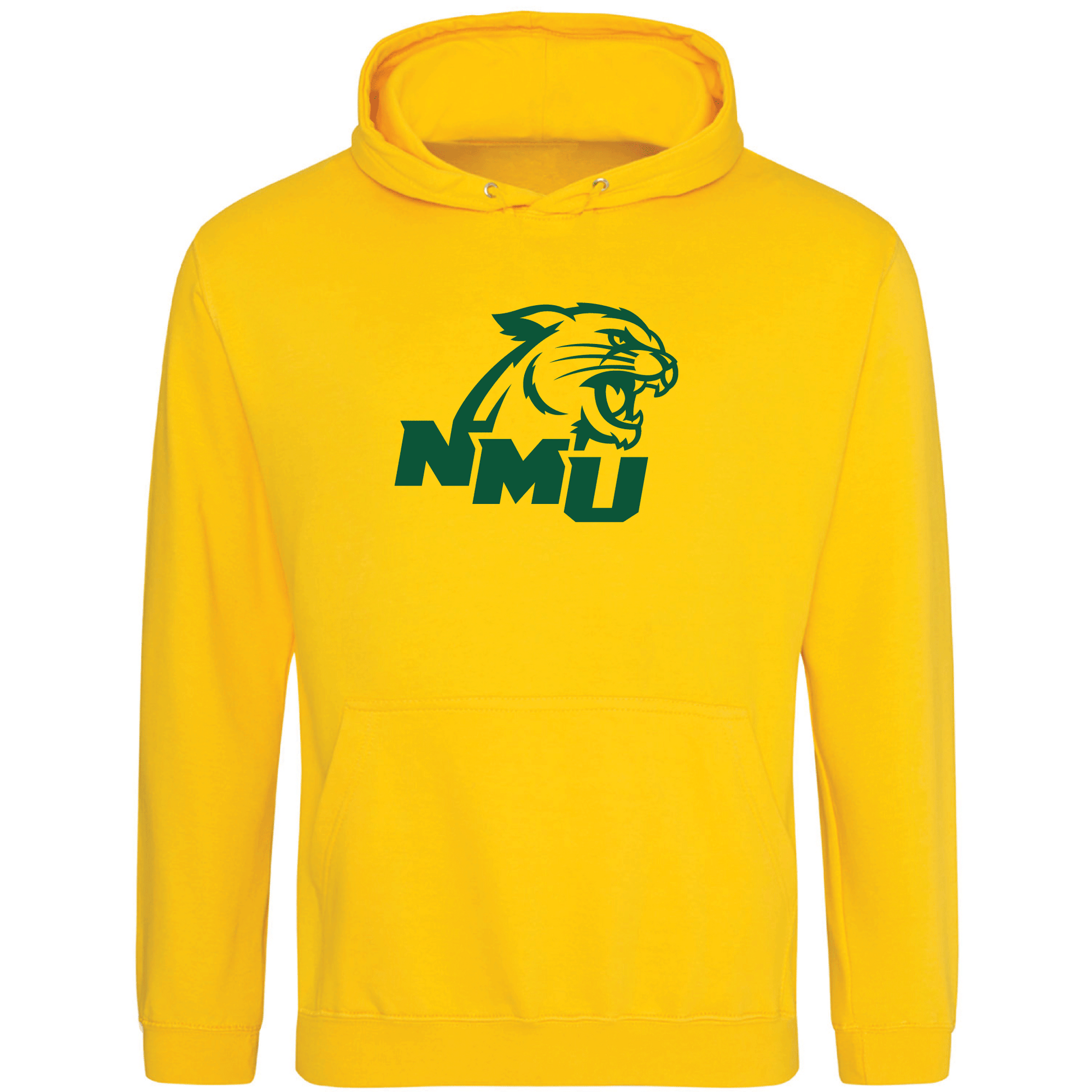  Northern Michigan University Wildcats Jumbo Logo Hooded Sweatshirt