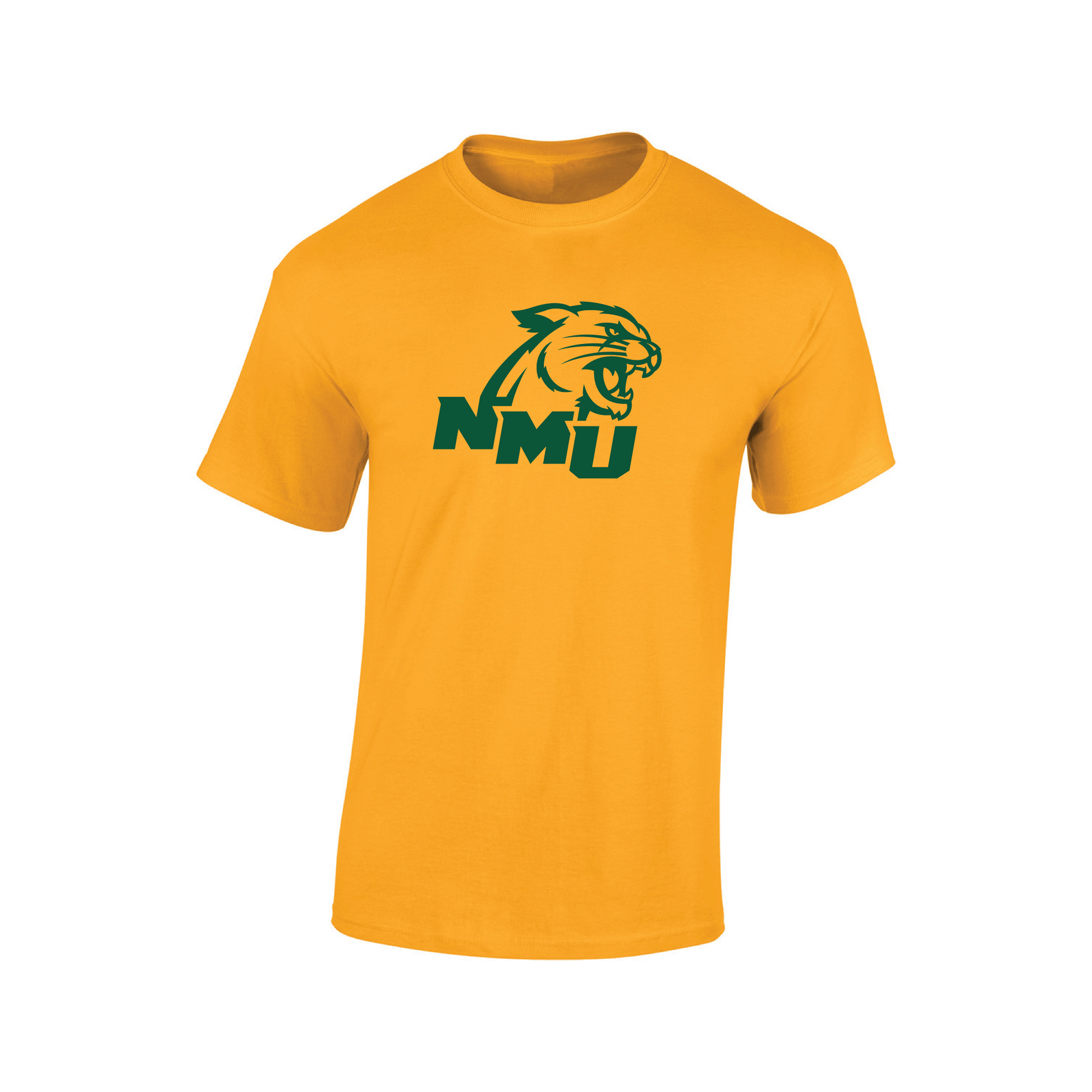 Northern Michigan University Wildcats Jumbo Logo Adult T-Shirt