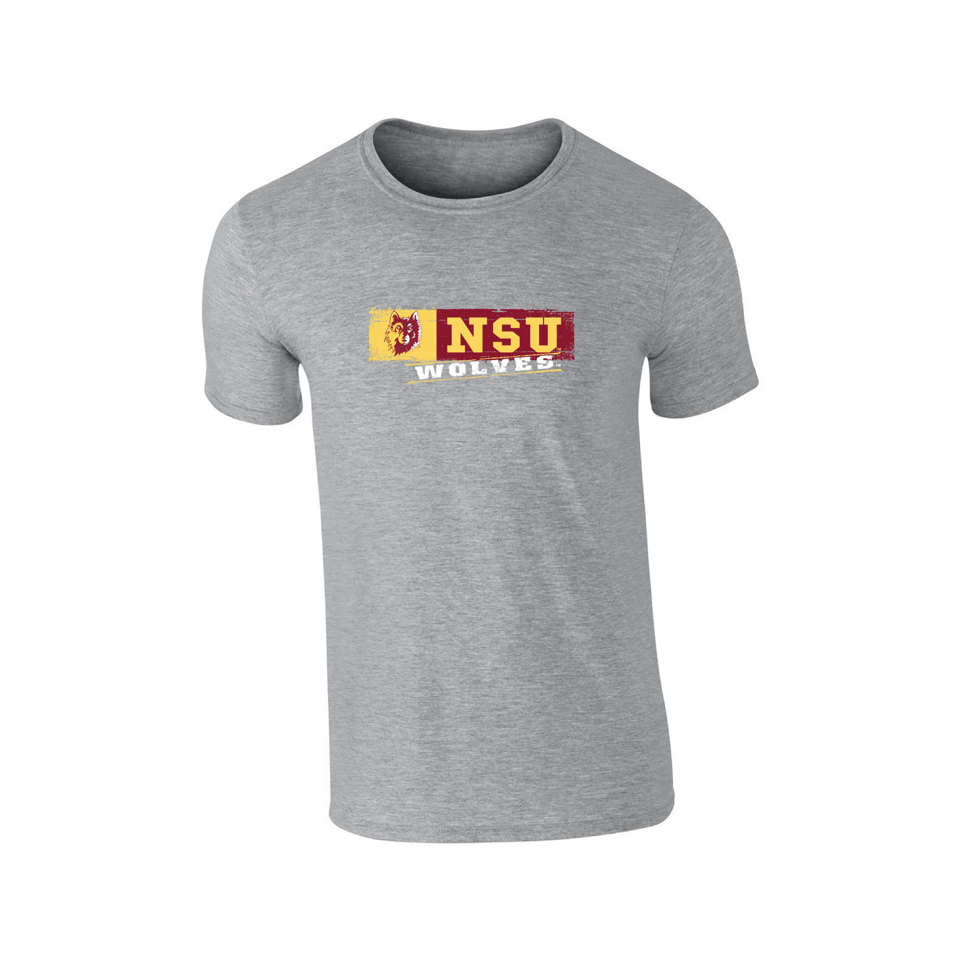 Northern State University Wolves Sticker T-shirt Unisex Cotton