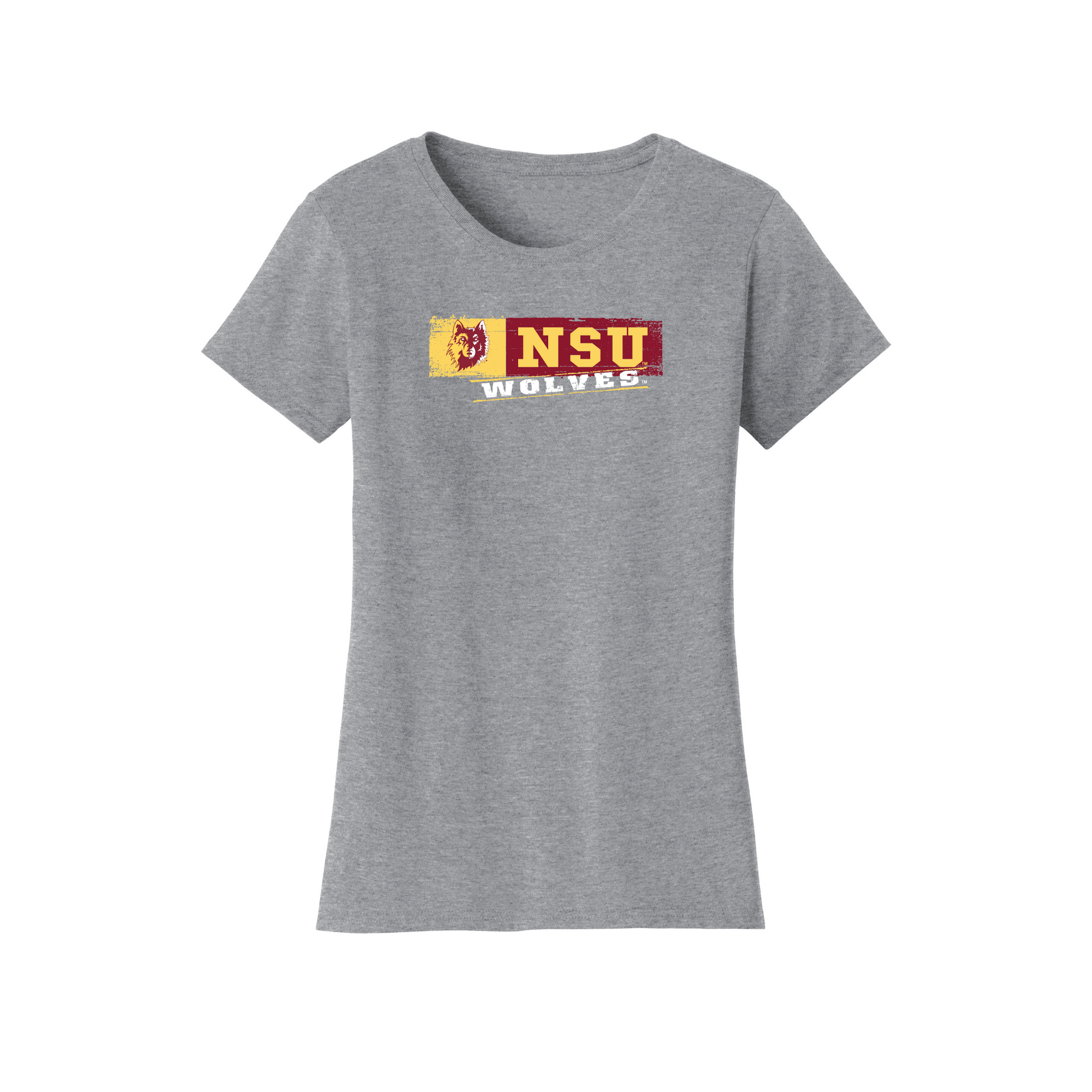 Northern State University Wolves Sticker Womens Relaxed T-shirt