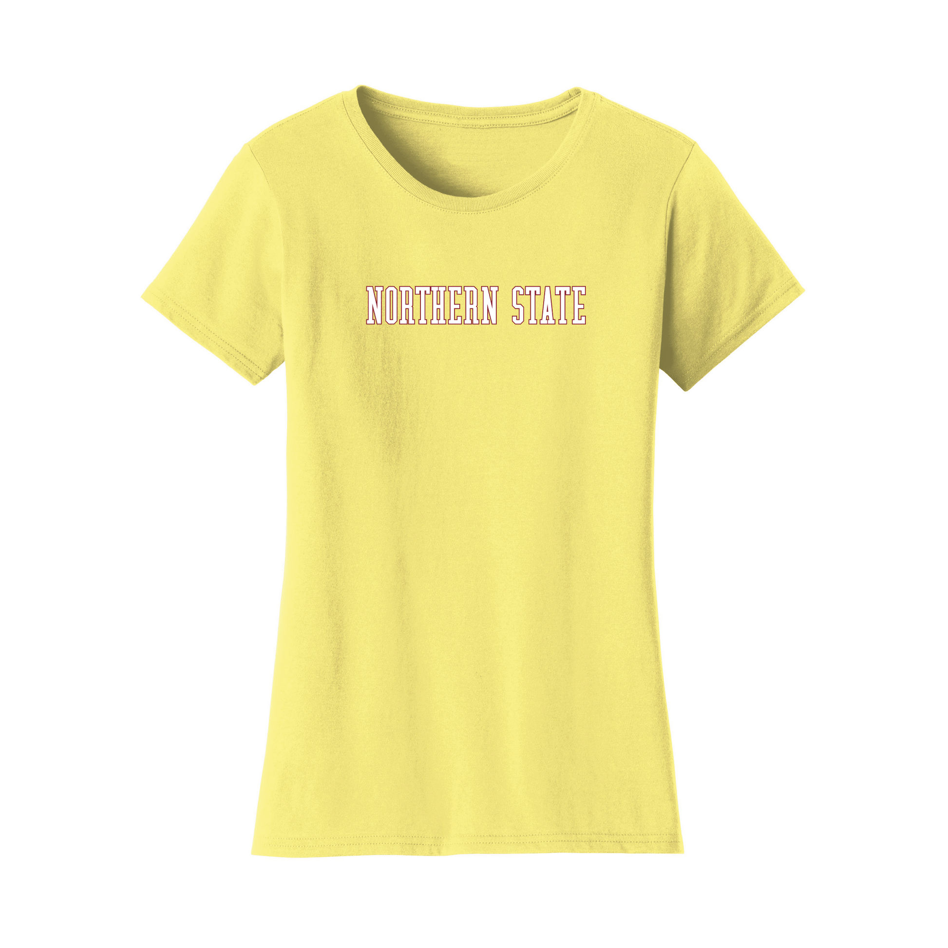 Northern State University Wolves Block Womens Relaxed T-shirt