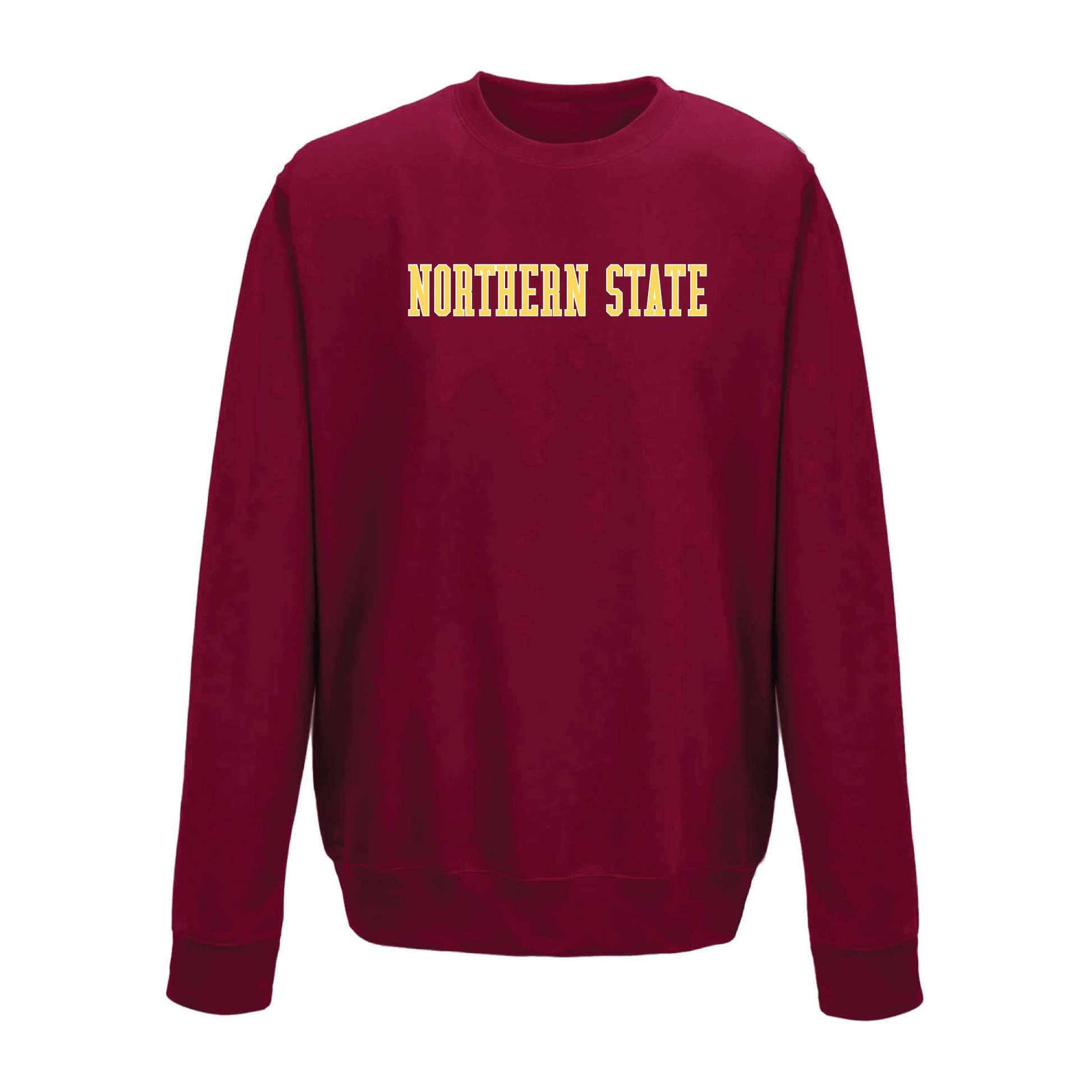 Northern State University Wolves Block Crewneck Sweatshirt Fleece