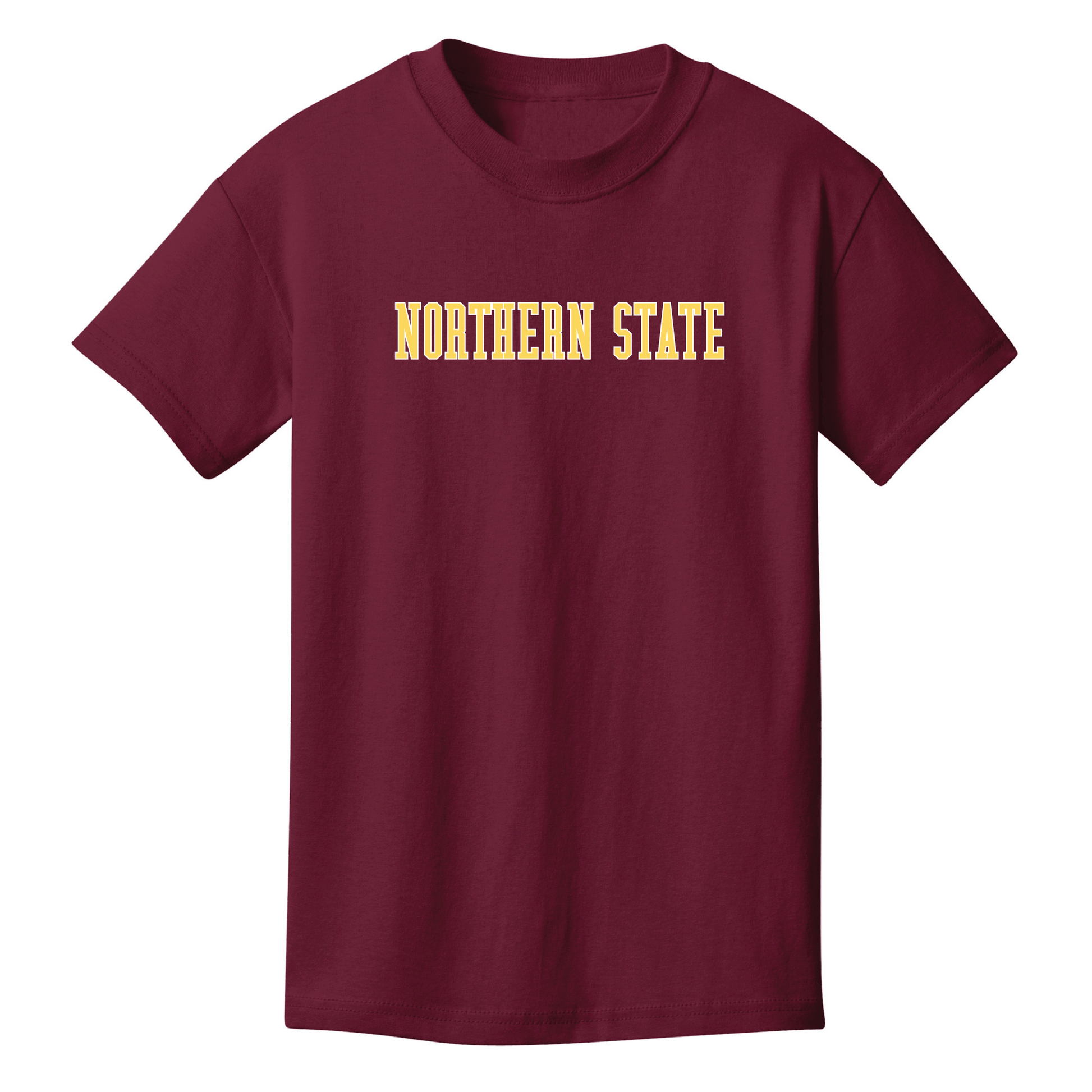 Northern State University Wolves Block Youth T-shirt