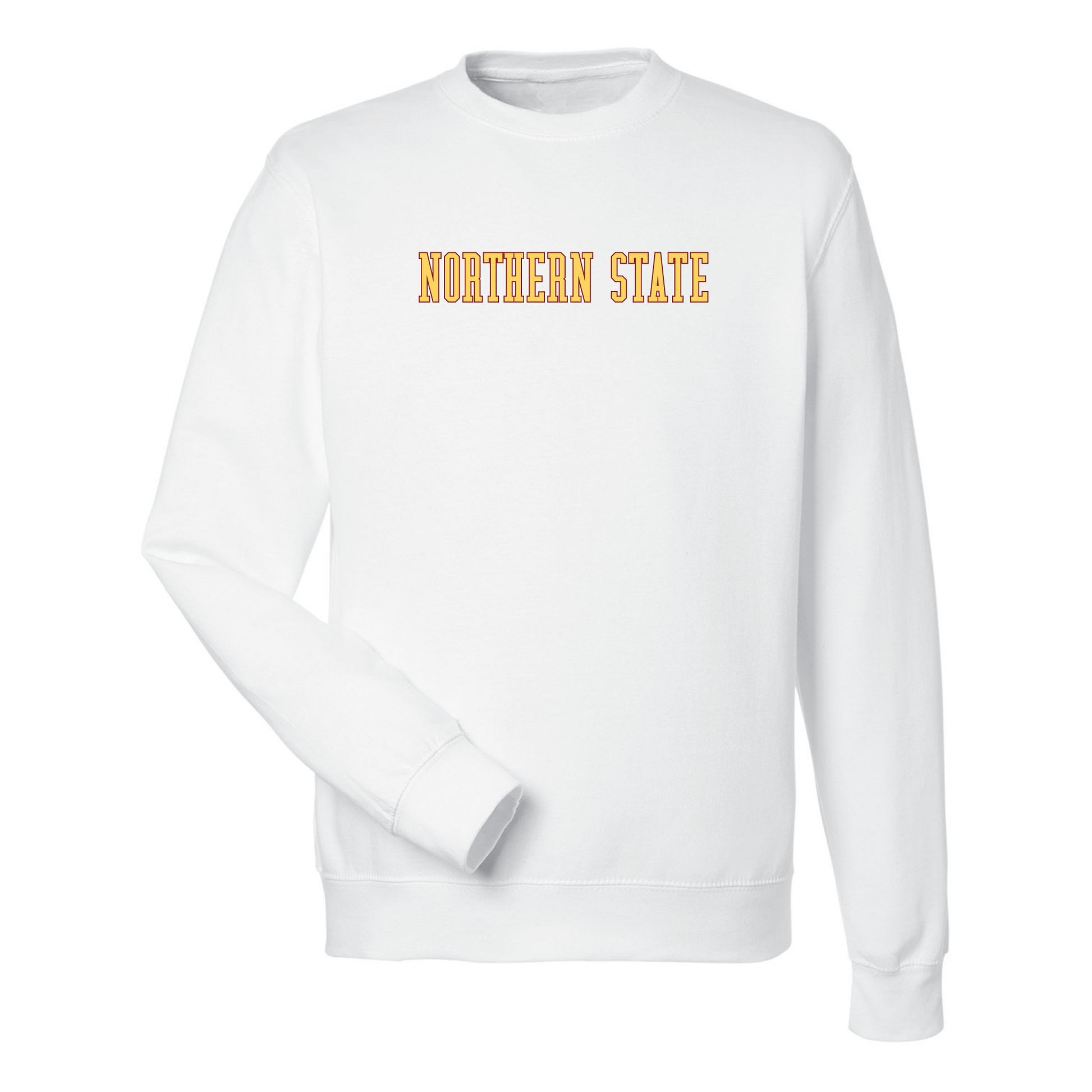 Northern State University Wolves Block Hooded Sweatshirt Fleece
