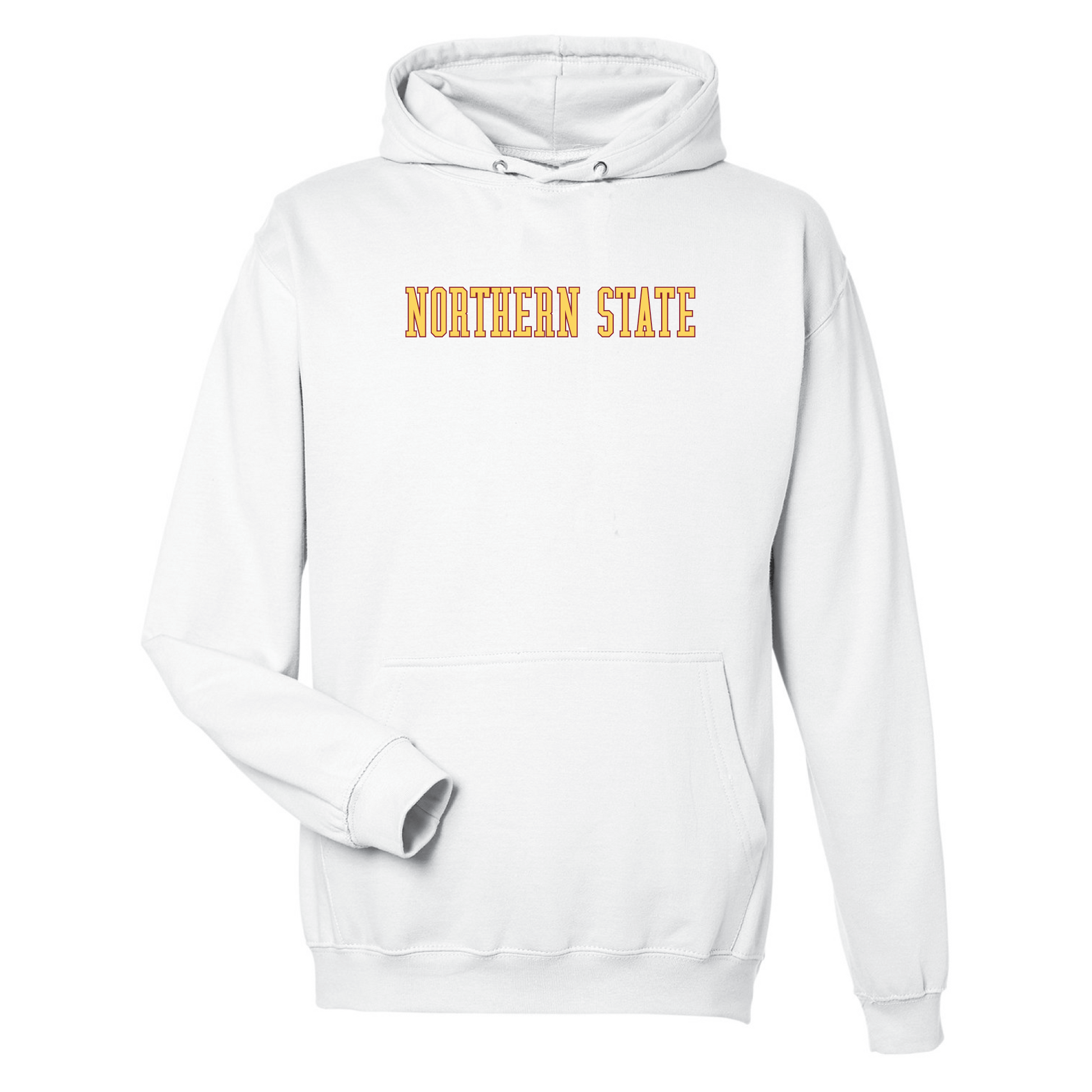 Northern State University Wolves Block Hooded Sweatshirt Fleece