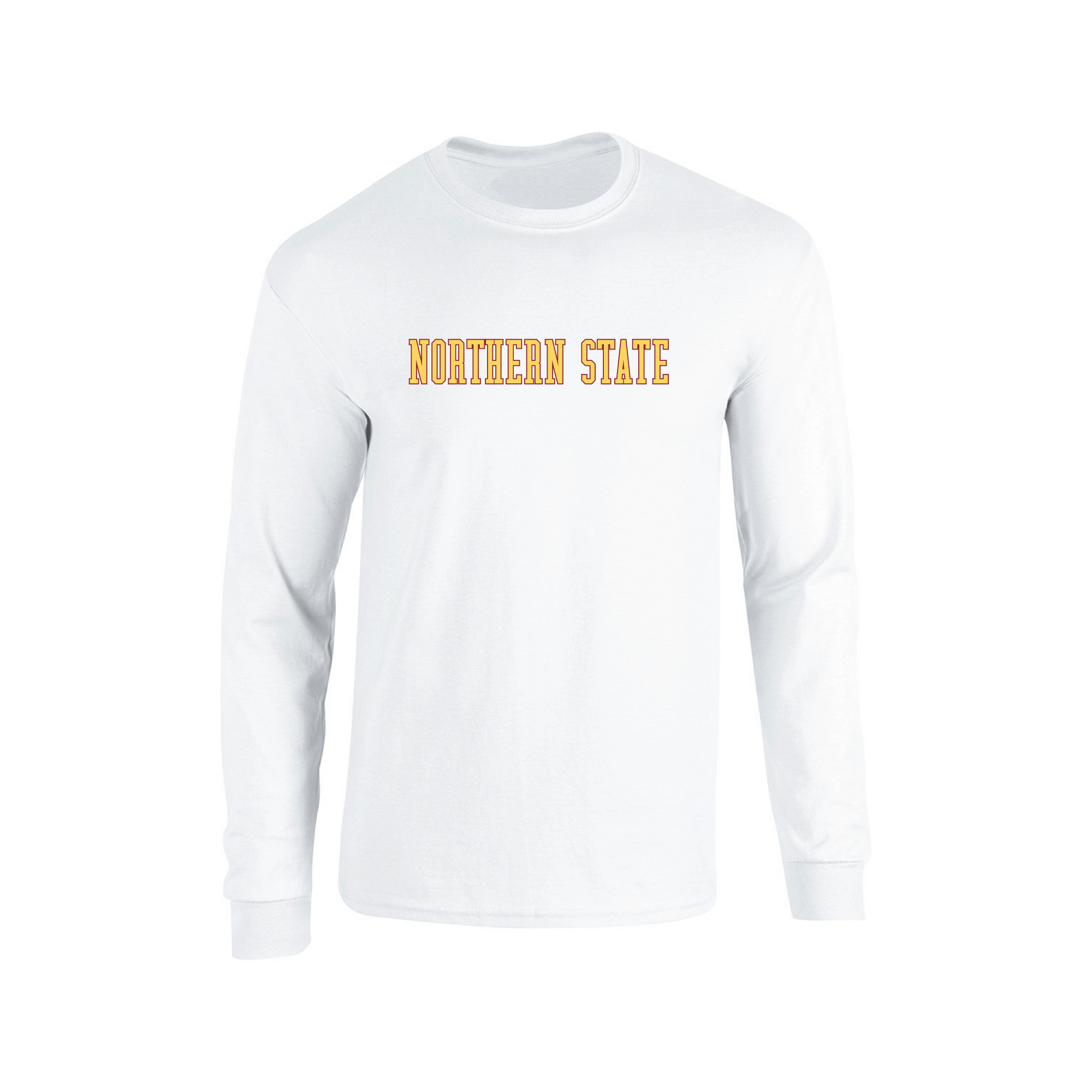 Northern State University Wolves Block Long Sleeve T-shirt Unisex