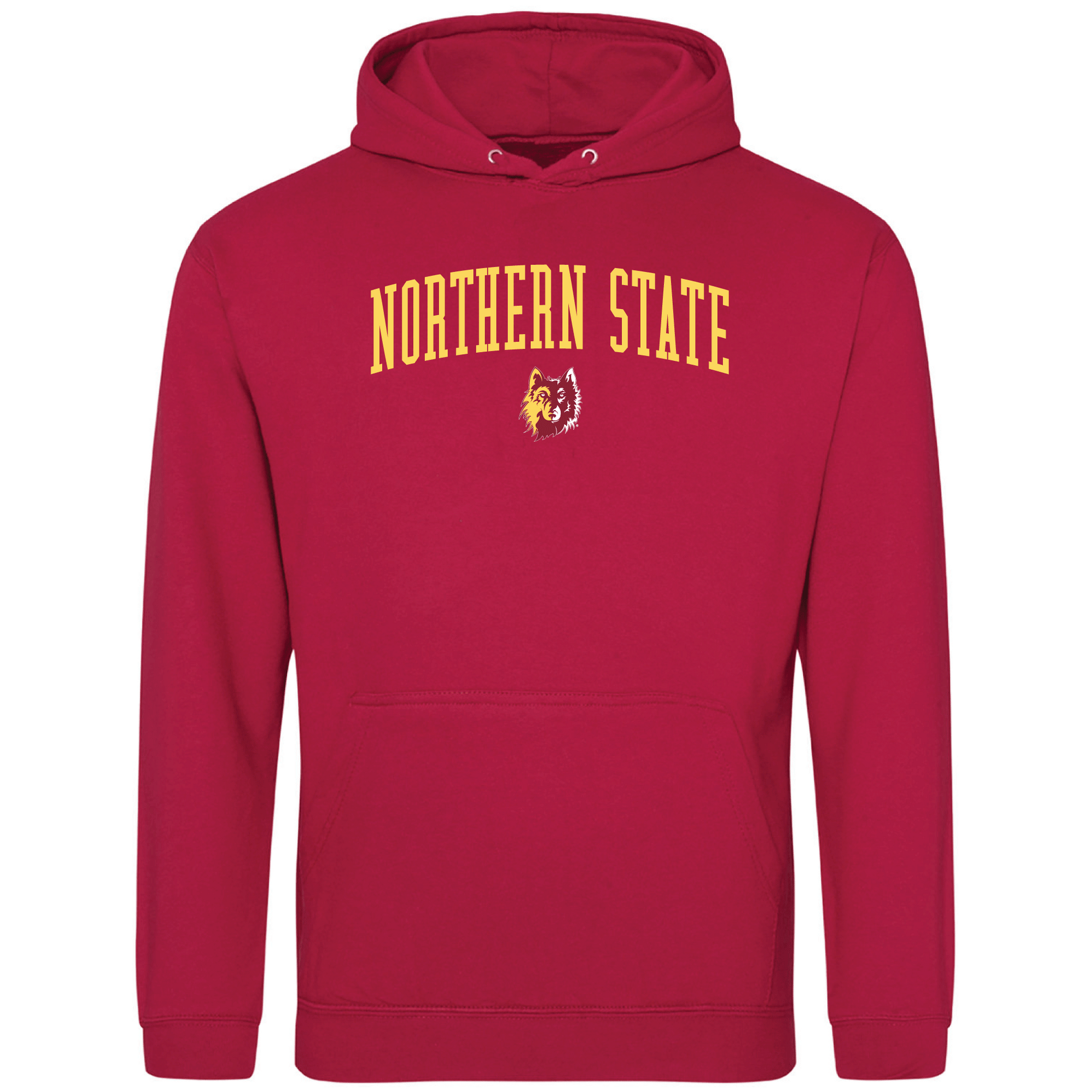 Northern State University Wolves Jumbo Arch Hooded Sweatshirt Fleece