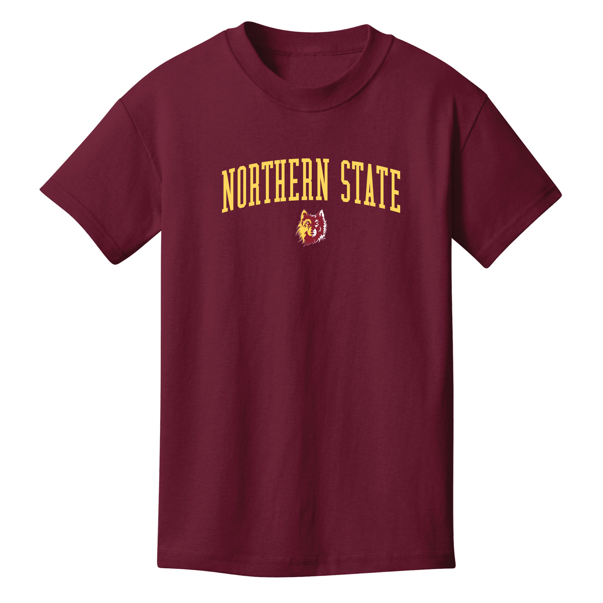 Northern State University Wolves Jumbo Arch Youth T-shirt