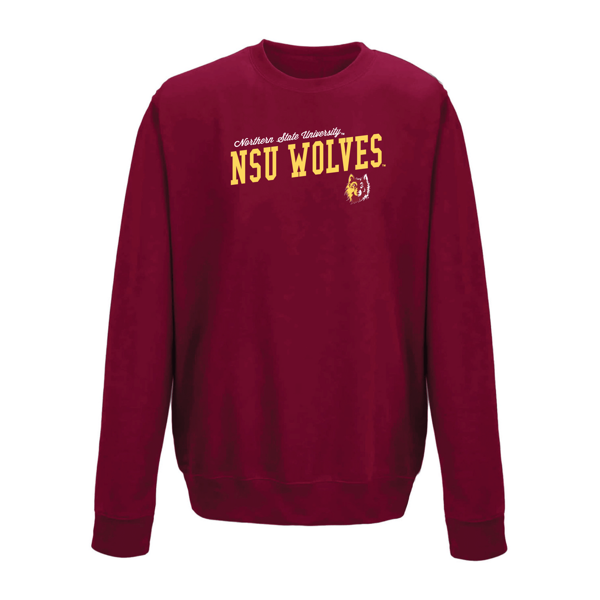 Northern State University Wolves Uphill Victory Crewneck Sweatshirt Fleece