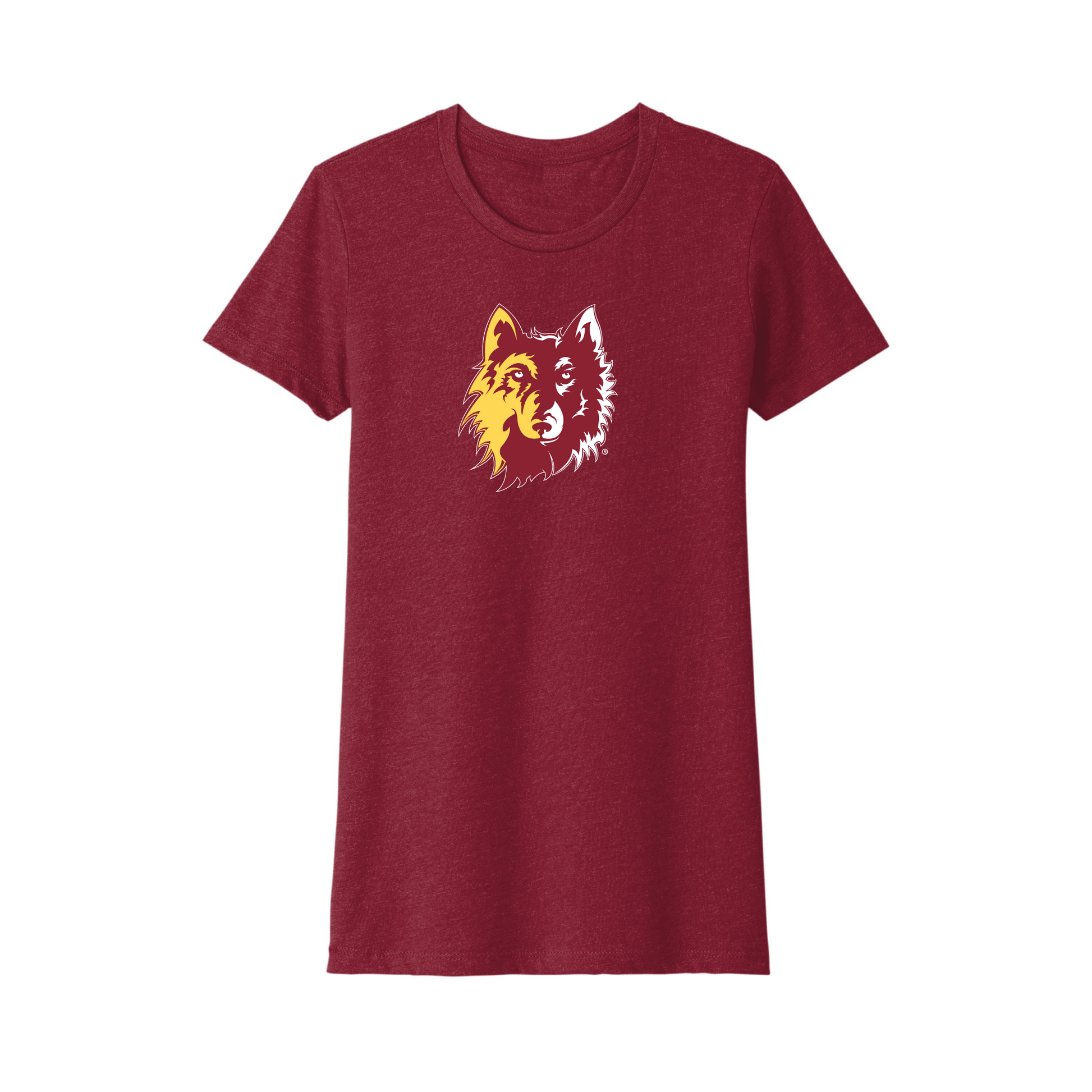 Northern State University Wolves Jumbo Logo Womens Relaxed T-shirt