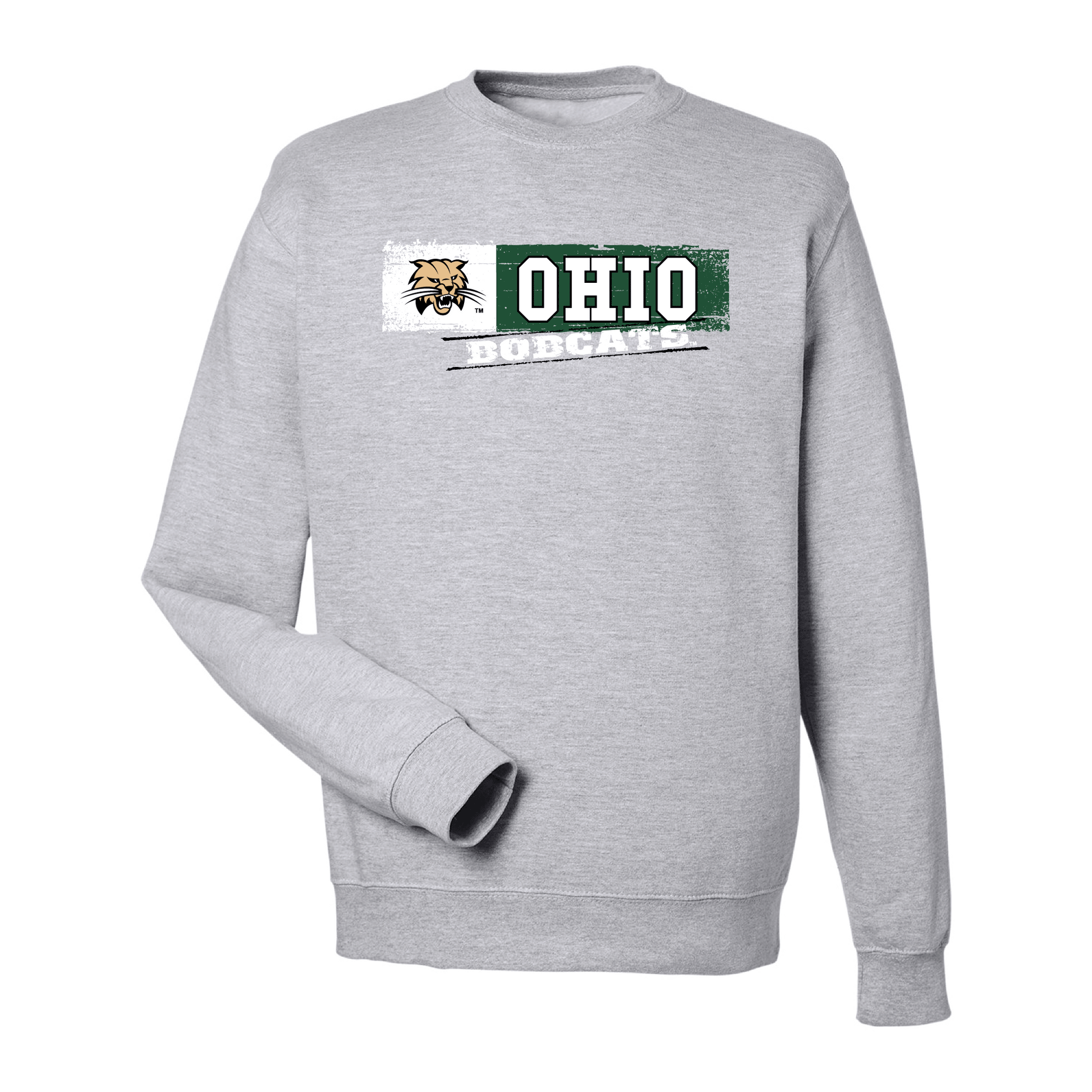 Ohio University Bobcats Sticker Crewneck Sweatshirt