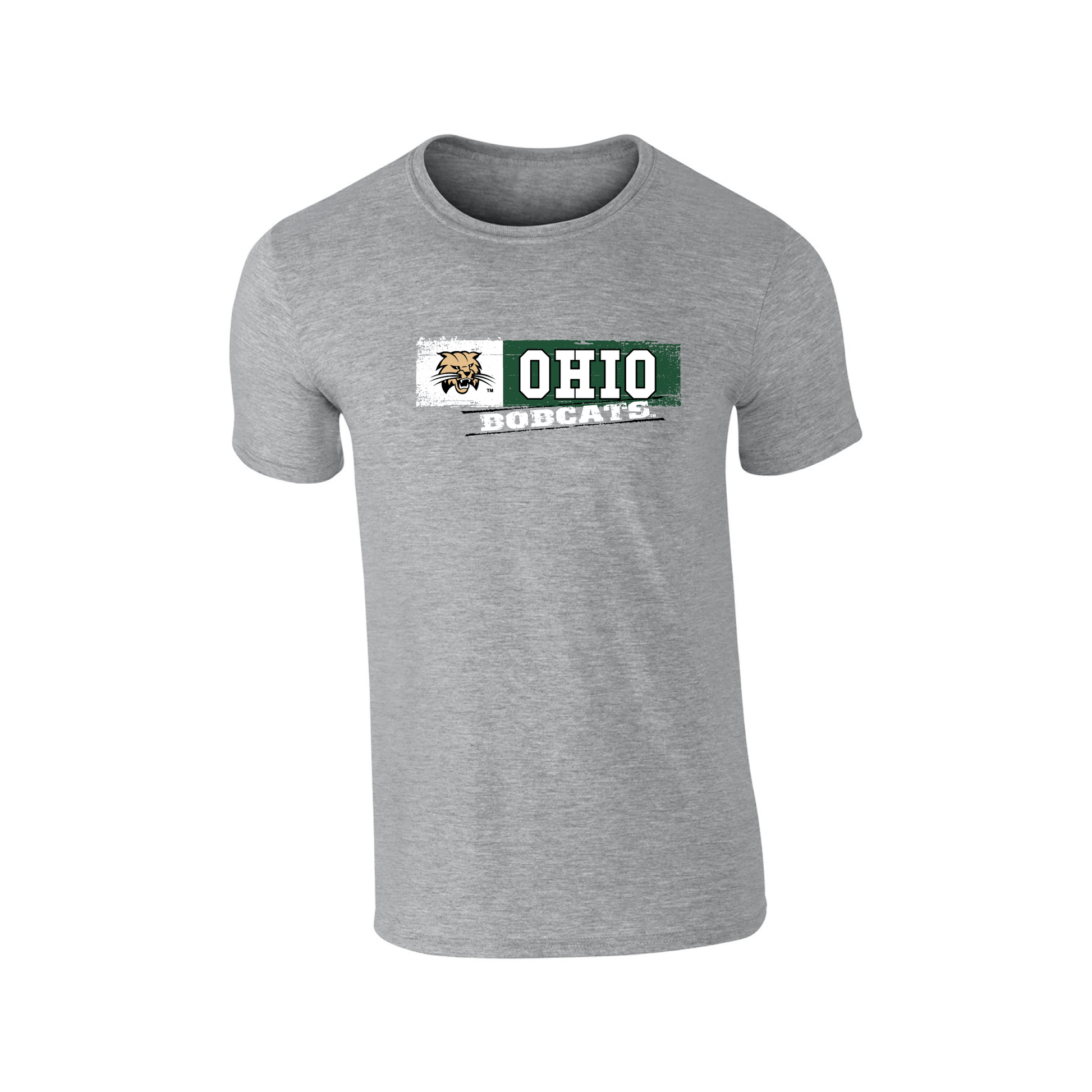 Ohio University Bobcats Sticker Adult T-Shirt