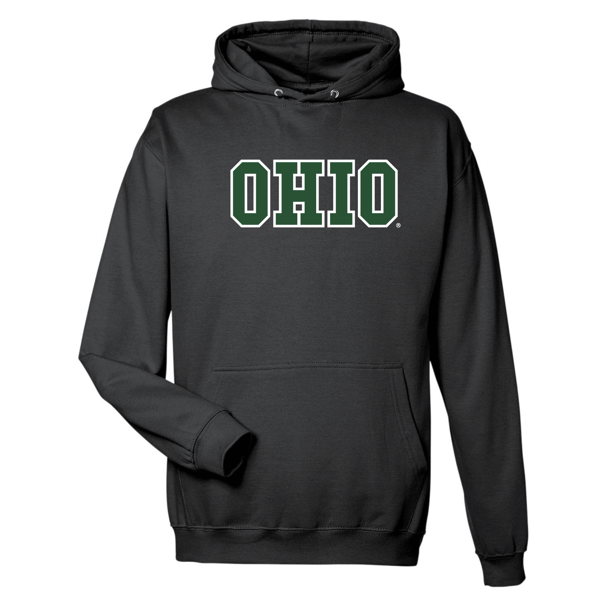 Ohio University Bobcats Block Hooded Sweatshirt