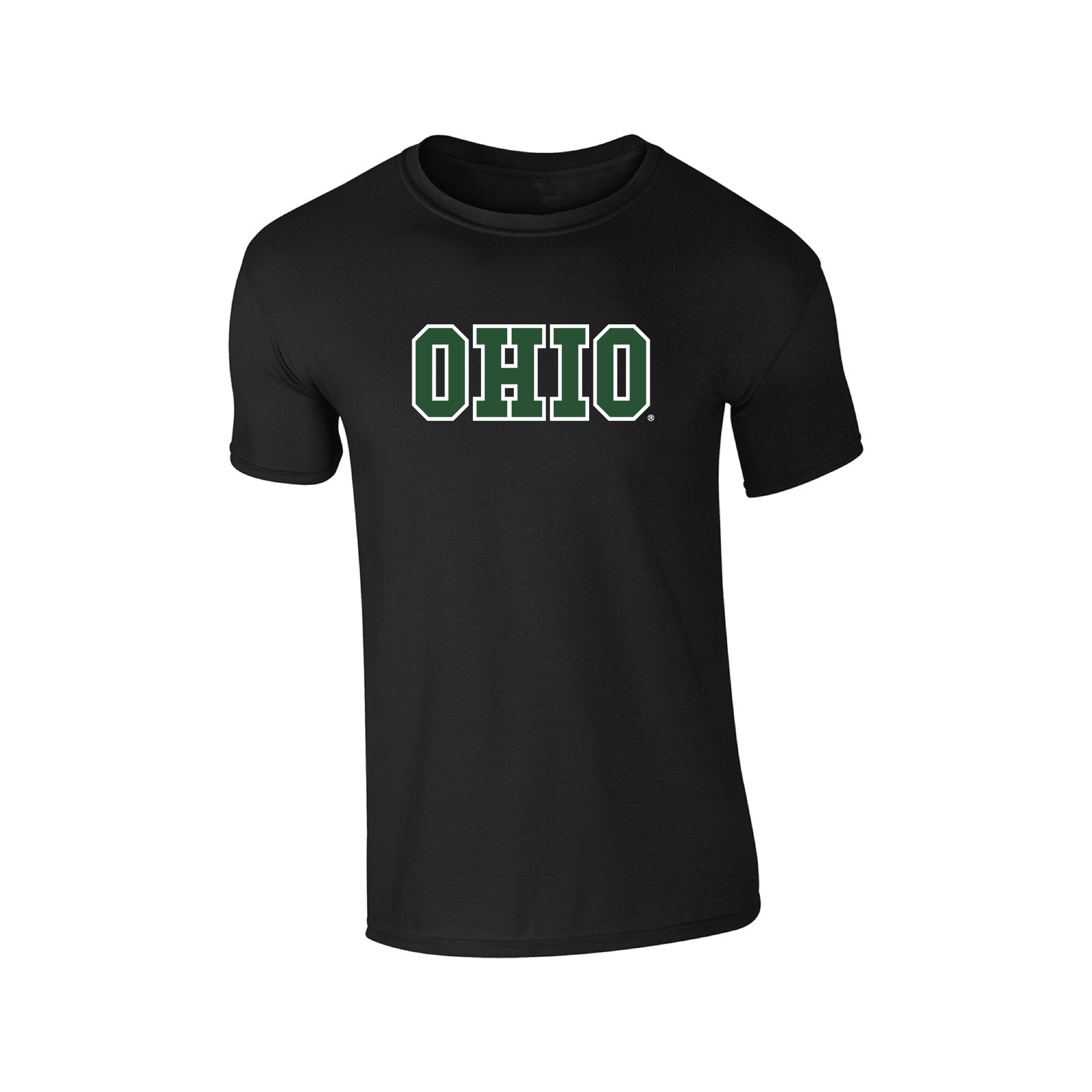 Ohio University Bobcats Block Adult T-Shirt