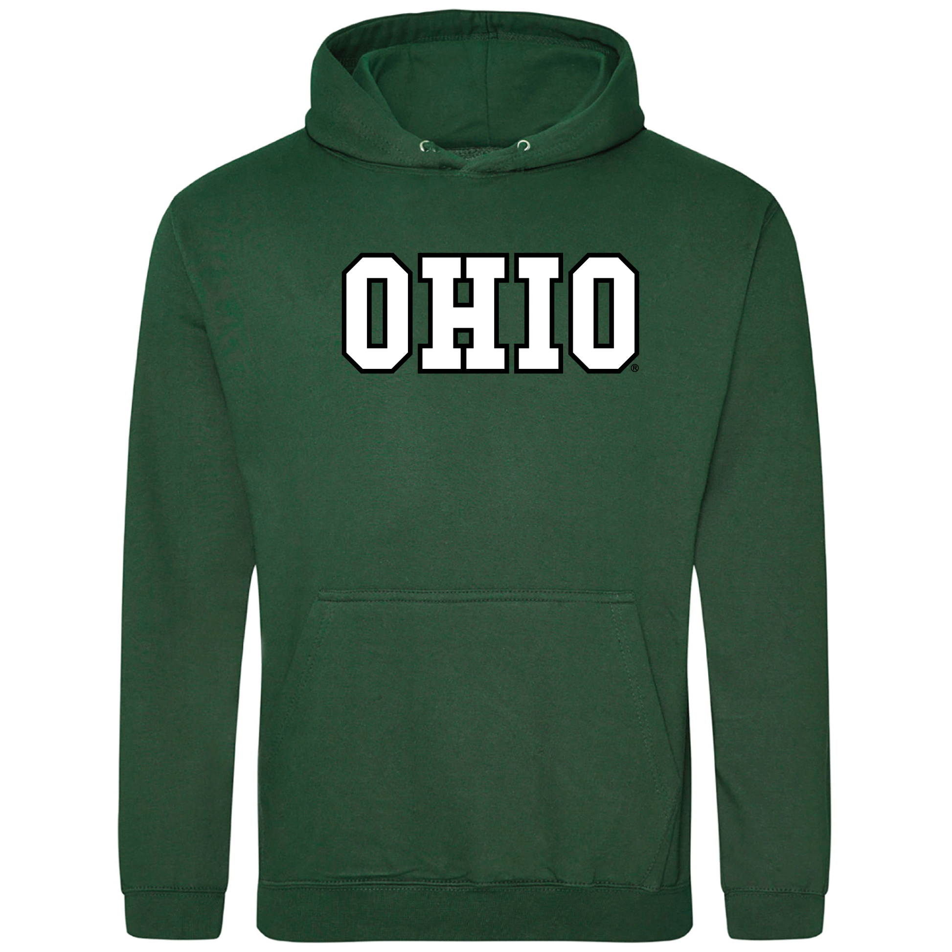 Ohio University Bobcats Block Hooded Sweatshirt