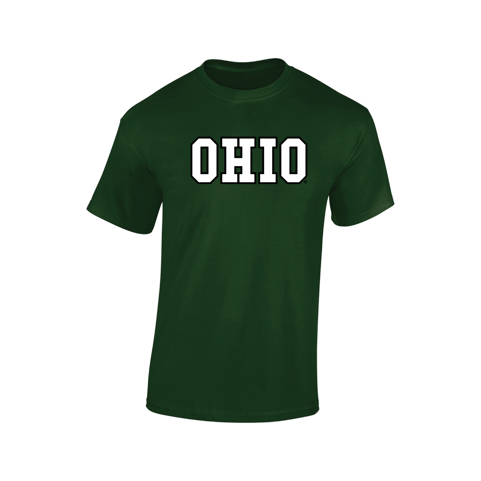 Ohio University Bobcats Block Adult T-Shirt