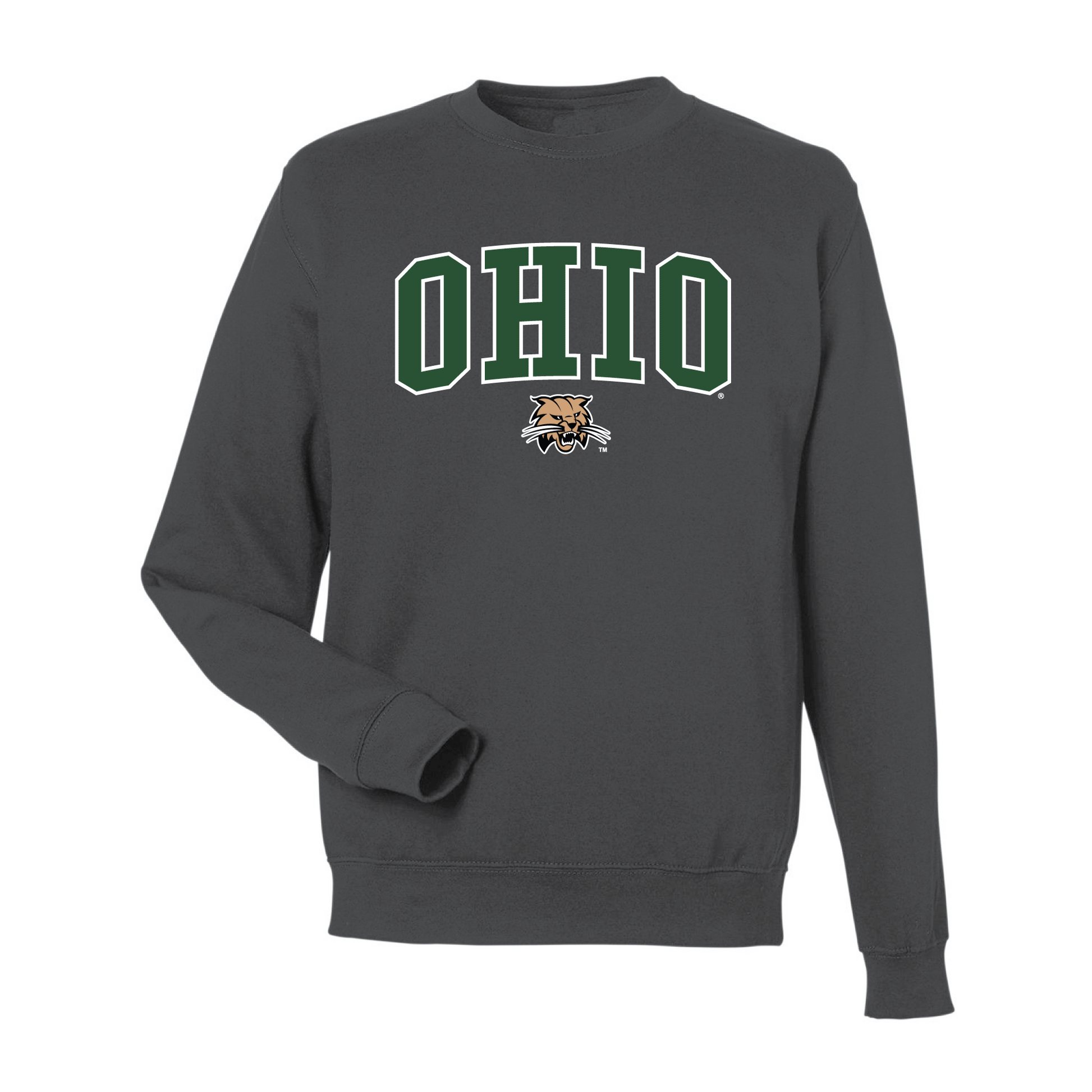 Ohio University Bobcats Jumbo Arch Crewneck Sweatshirt