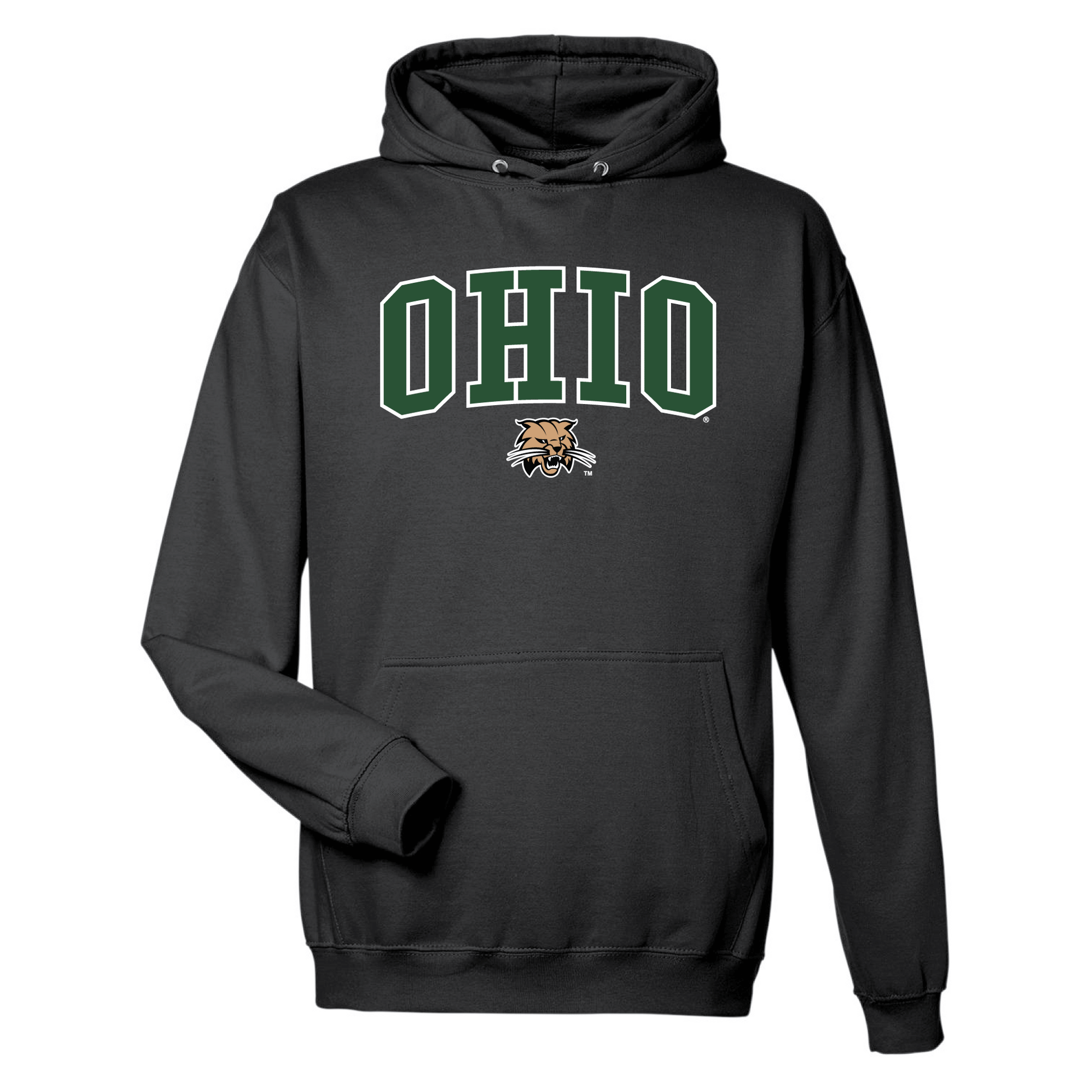 Ohio University Bobcats Jumbo Arch Hooded Sweatshirt