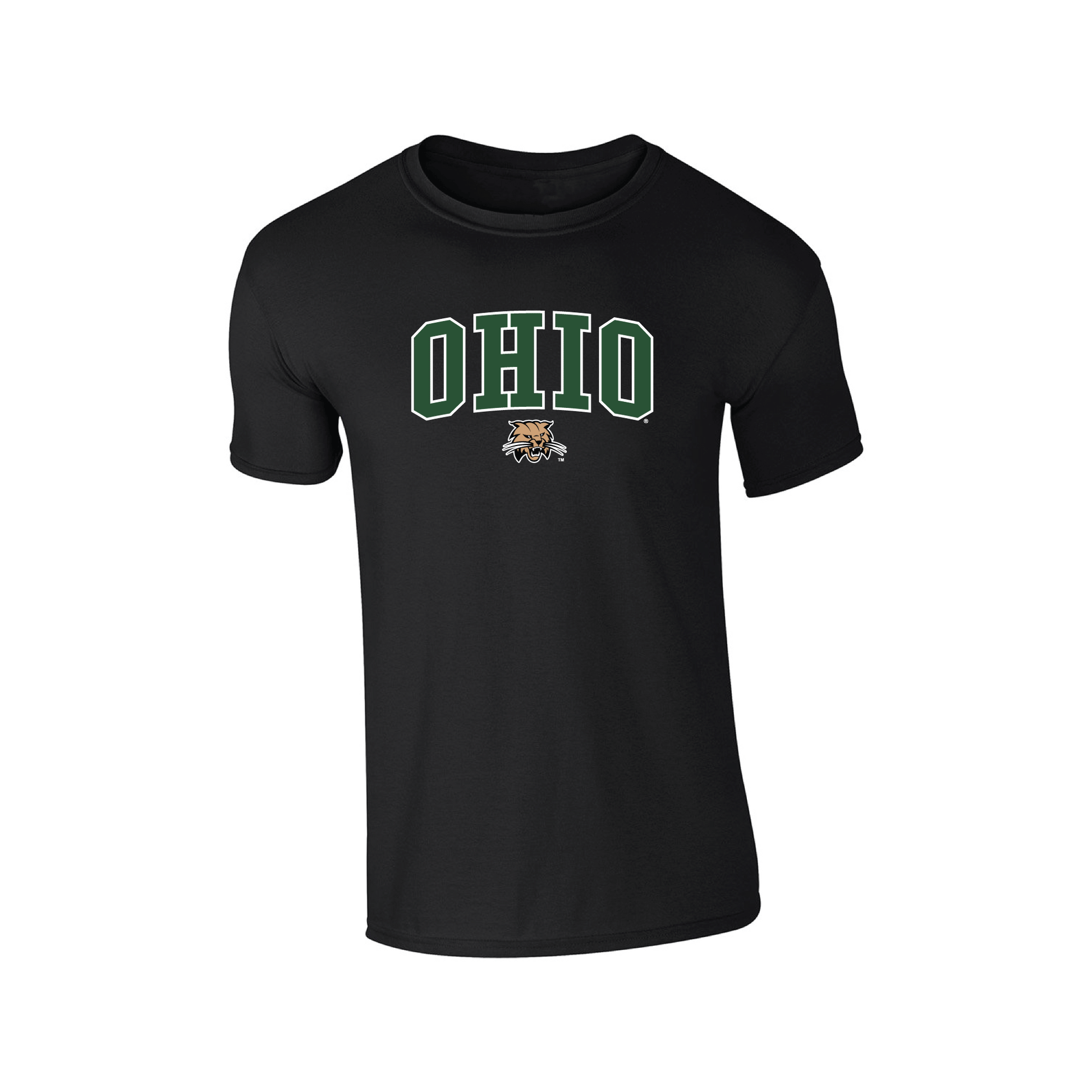 Ohio University Bobcats Jumbo Arch Adult T-Shirt
