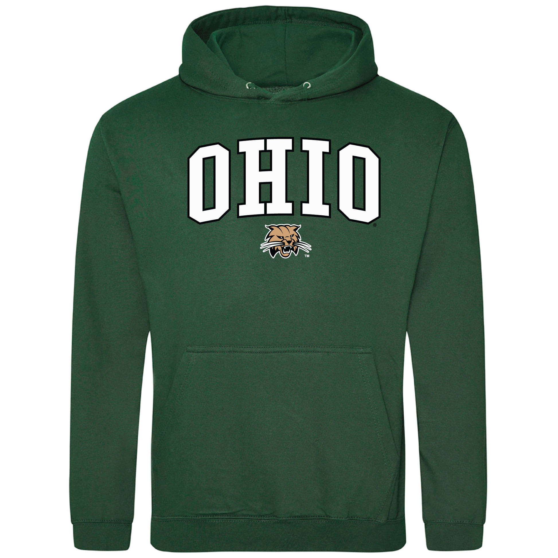 Ohio University Bobcats Jumbo Arch Hooded Sweatshirt