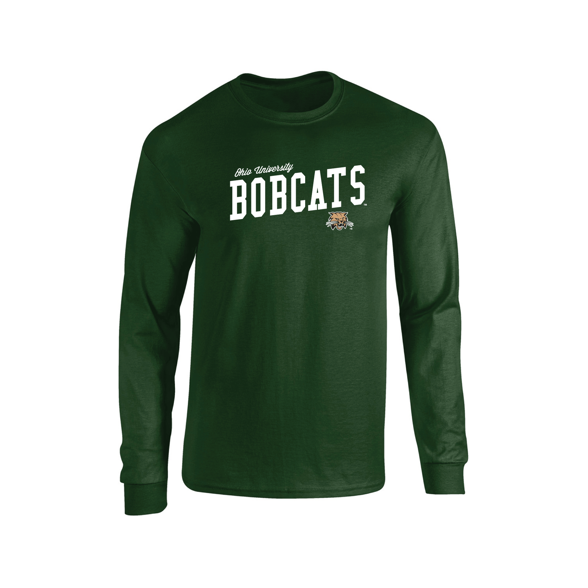 Ohio University Bobcats Uphill Victory Adult Long Sleeve T-Shirt