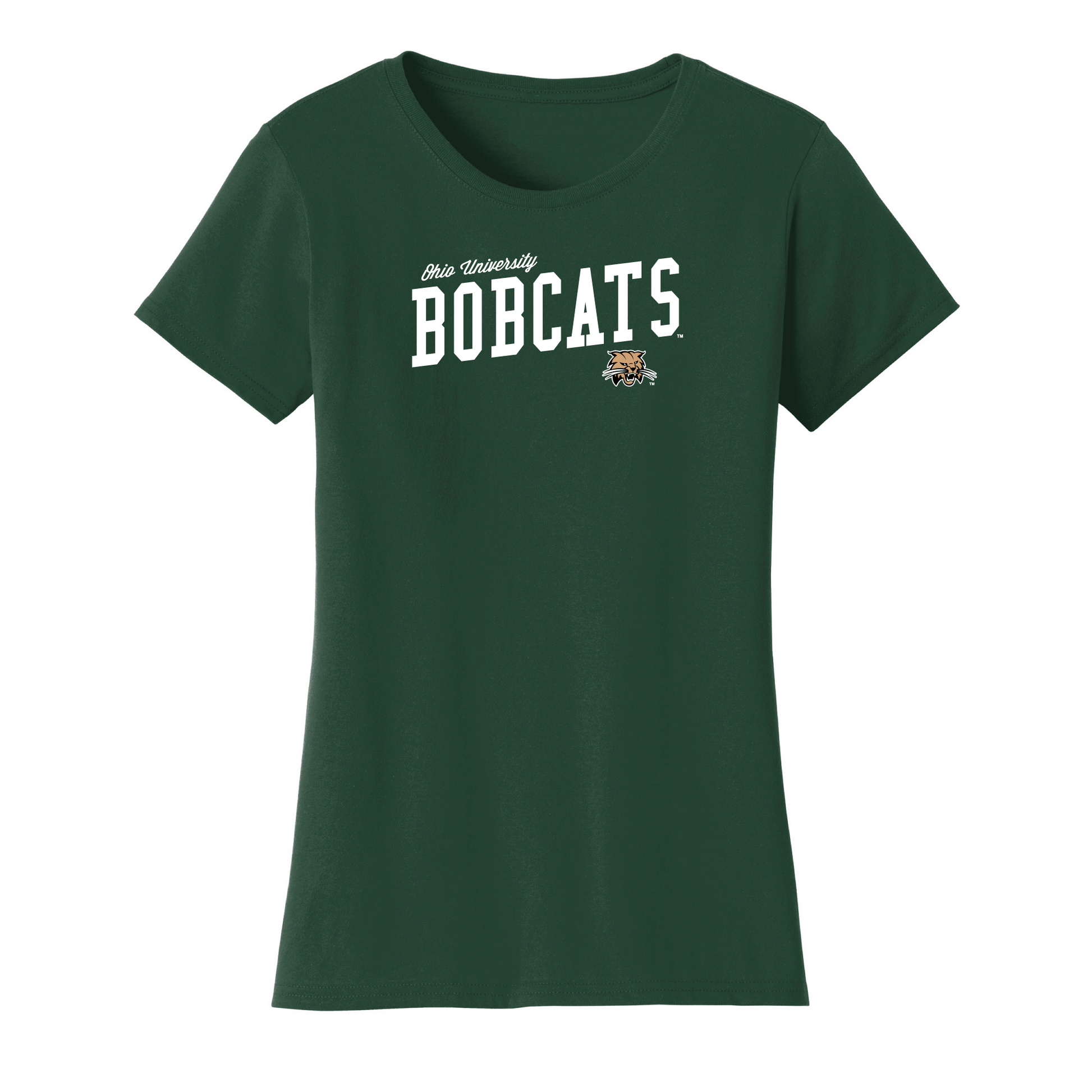 Ohio University Bobcats Uphill Victory Womens T-Shirt