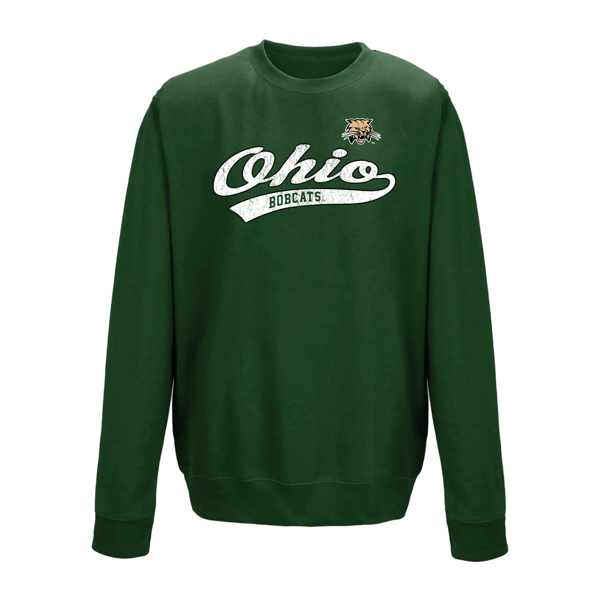 Ohio University Bobcats Old School Crewneck Sweatshirt