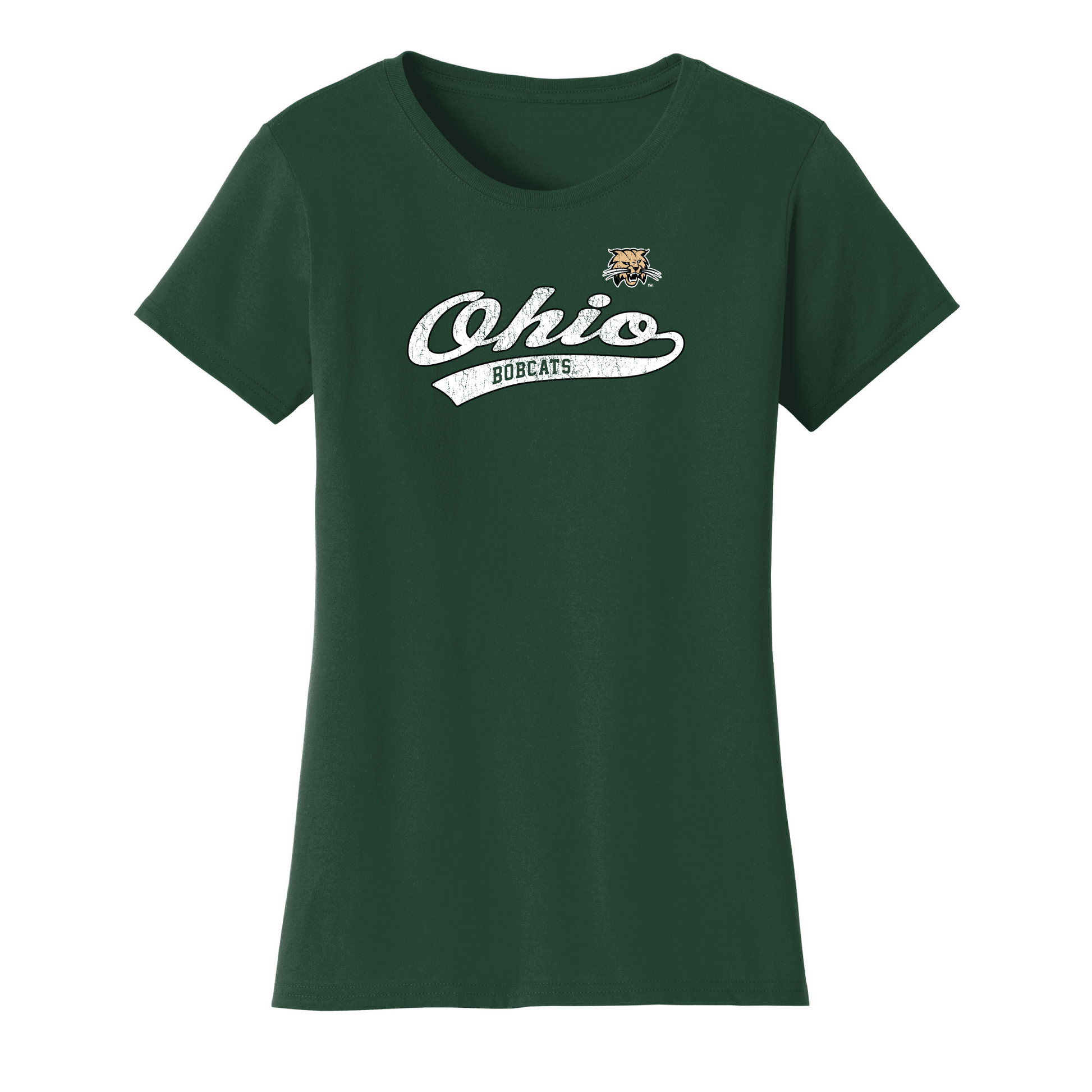 Ohio University Bobcats Old School Womens T-Shirt