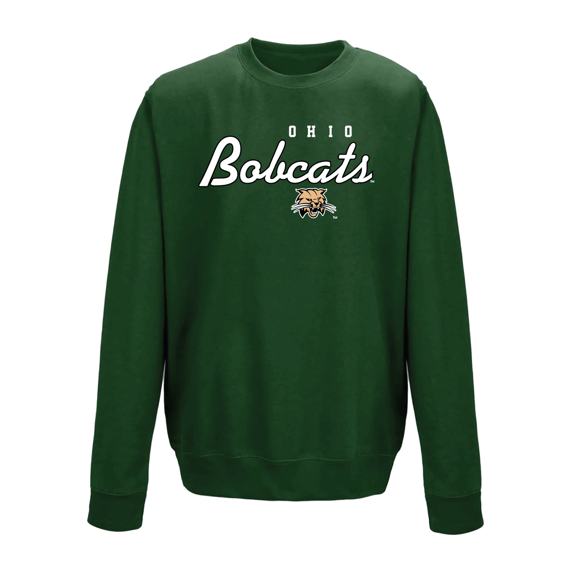 Ohio University Bobcats Machine Script Crewneck Sweatshirt