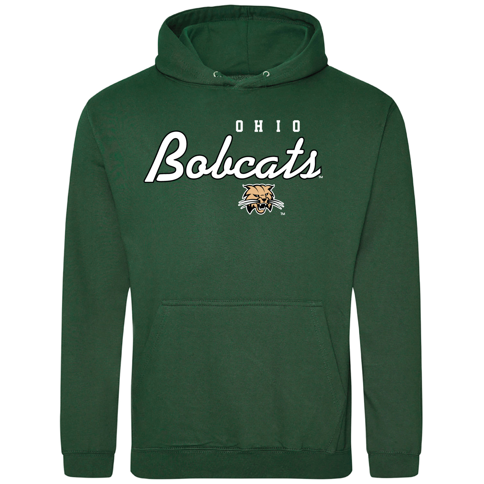 Ohio University Bobcats Machine Script Hooded Sweatshirt