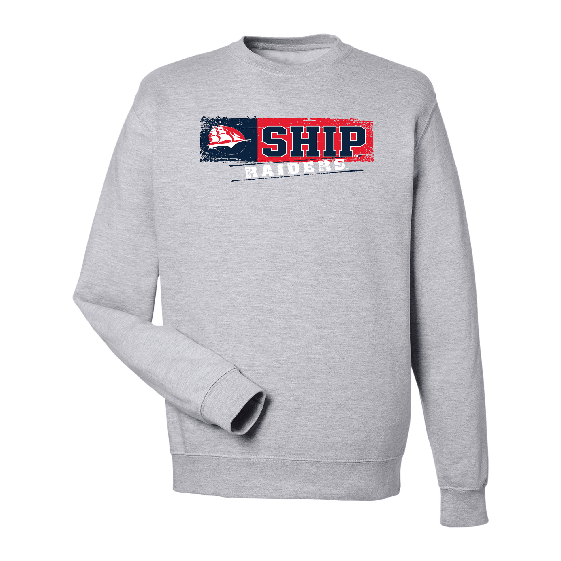 Shippensburg University Raiders Sticker Crewneck Sweatshirt