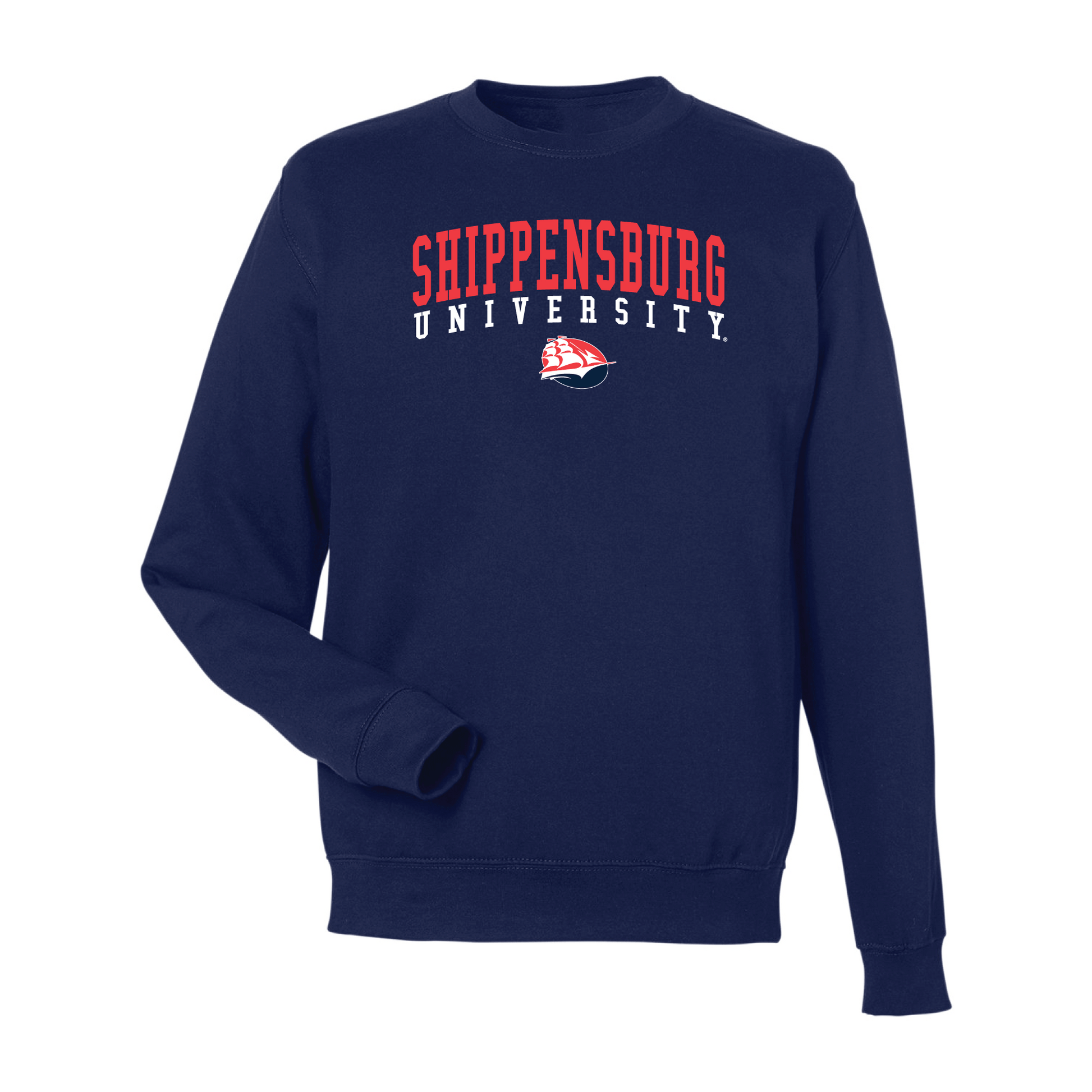 Shippensburg University Raiders Jumbo Arch Crewneck Sweatshirt