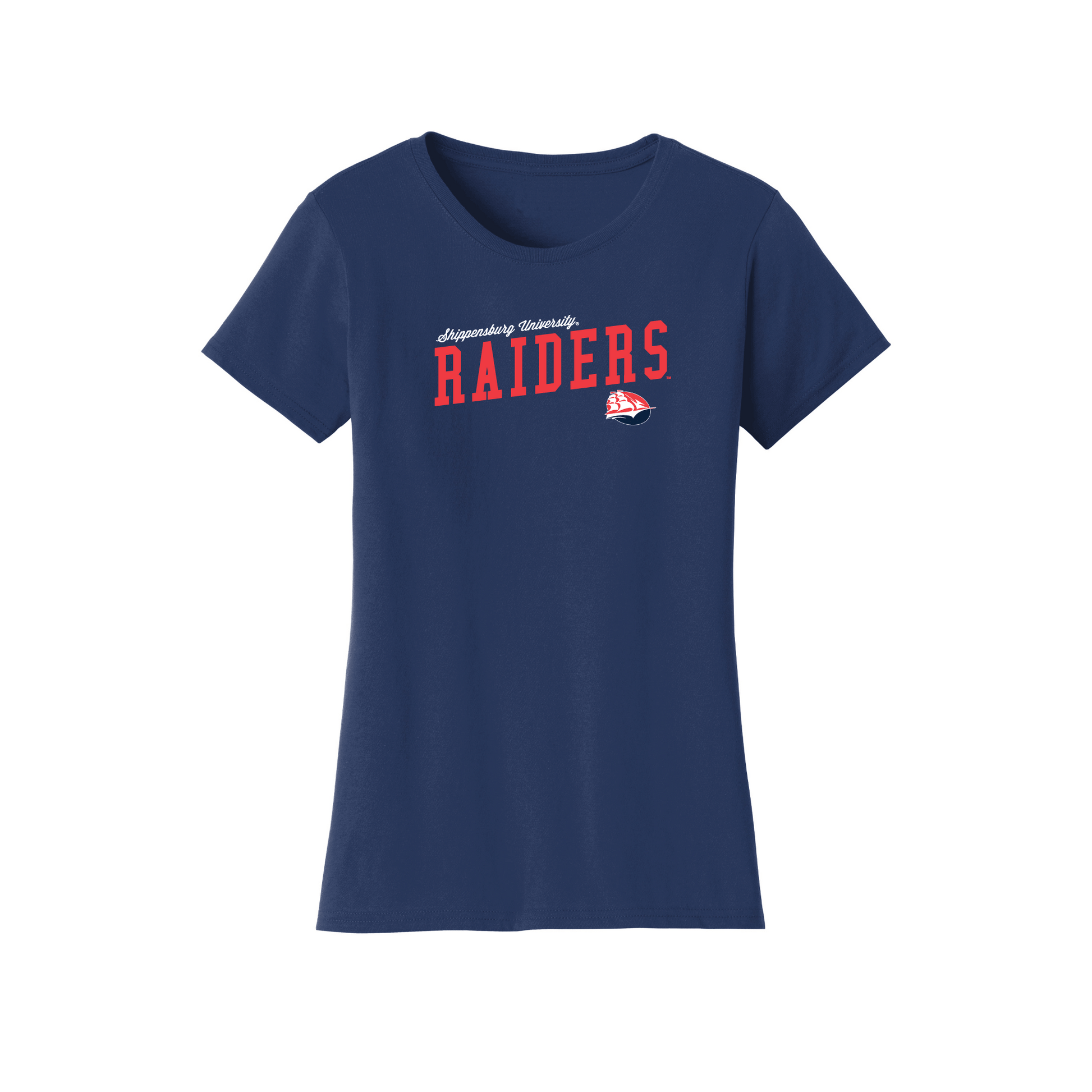 Shippensburg University Raiders Uphill Victory Womens T-Shirt