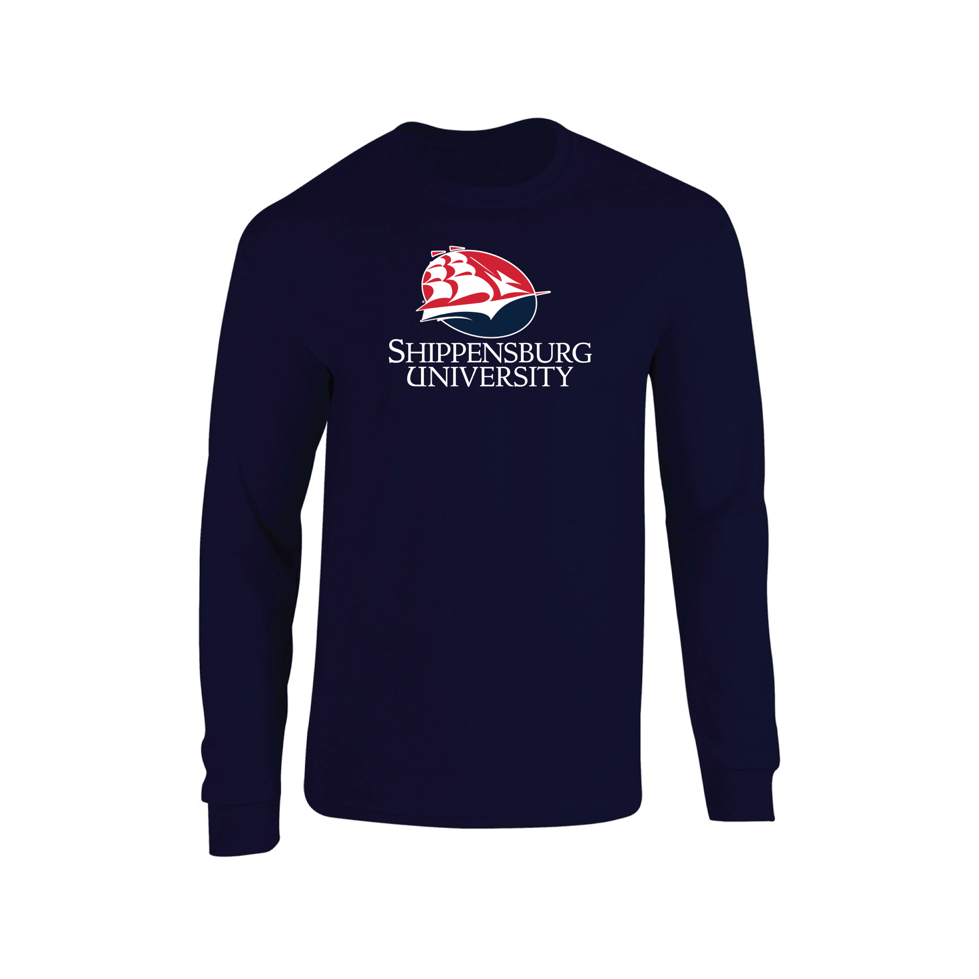 Shippensburg University Raiders Jumbo Logo Adult Long Sleeve T-Shirt