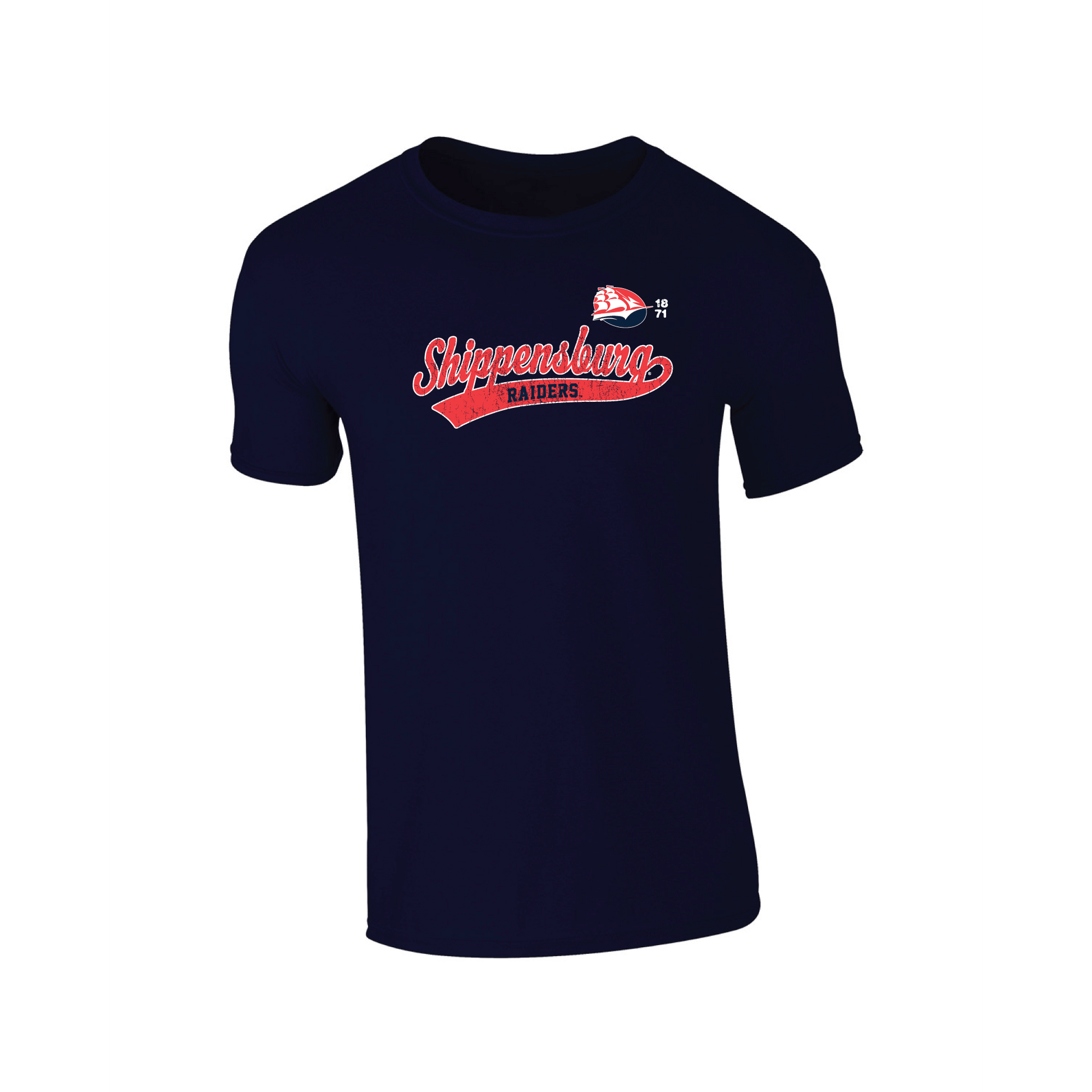 Shippensburg University Raiders Old School Adult T-Shirt
