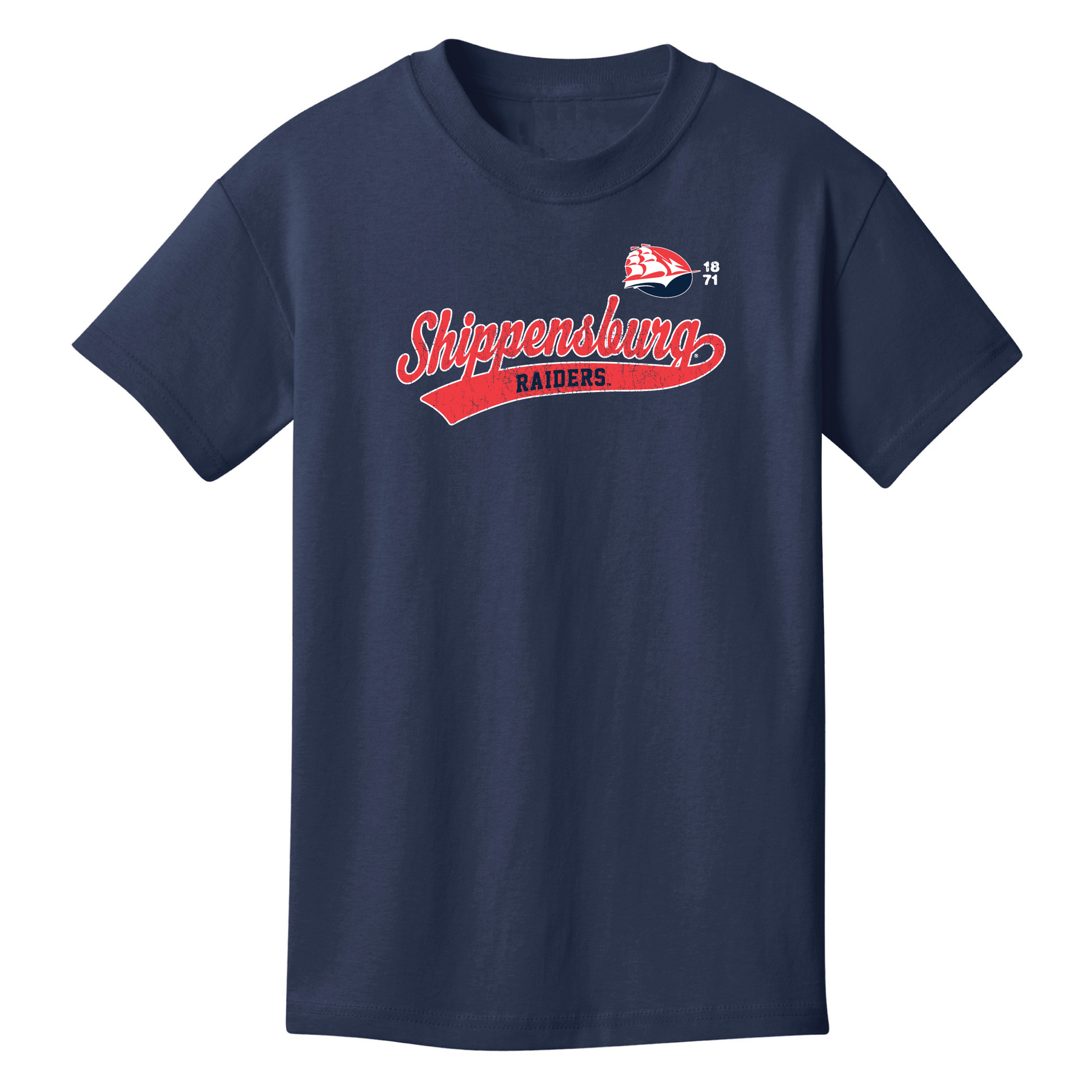 Shippensburg University Raiders Old School Youth T-Shirt