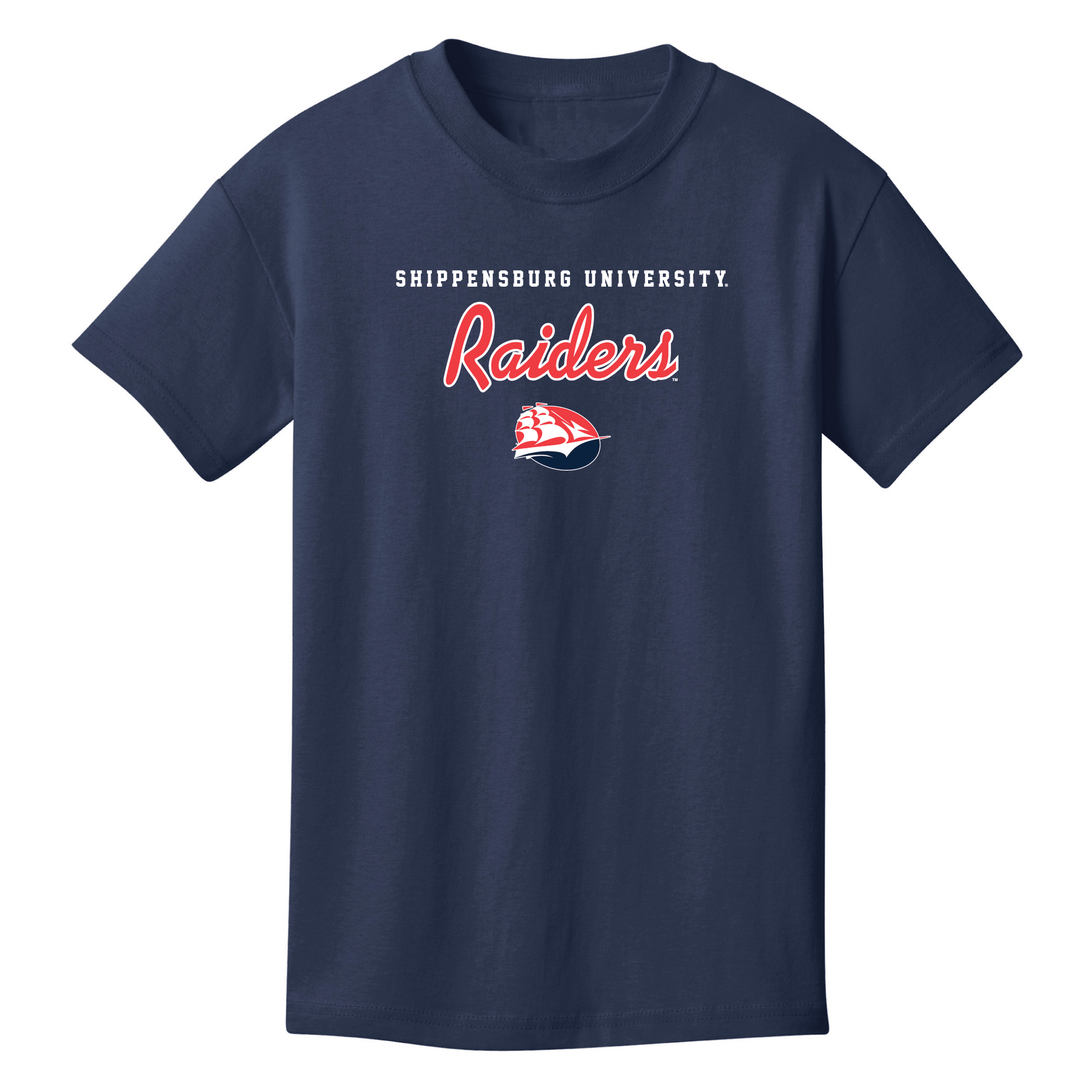 Shippensburg University Raiders Machine Script Youth T-Shirt