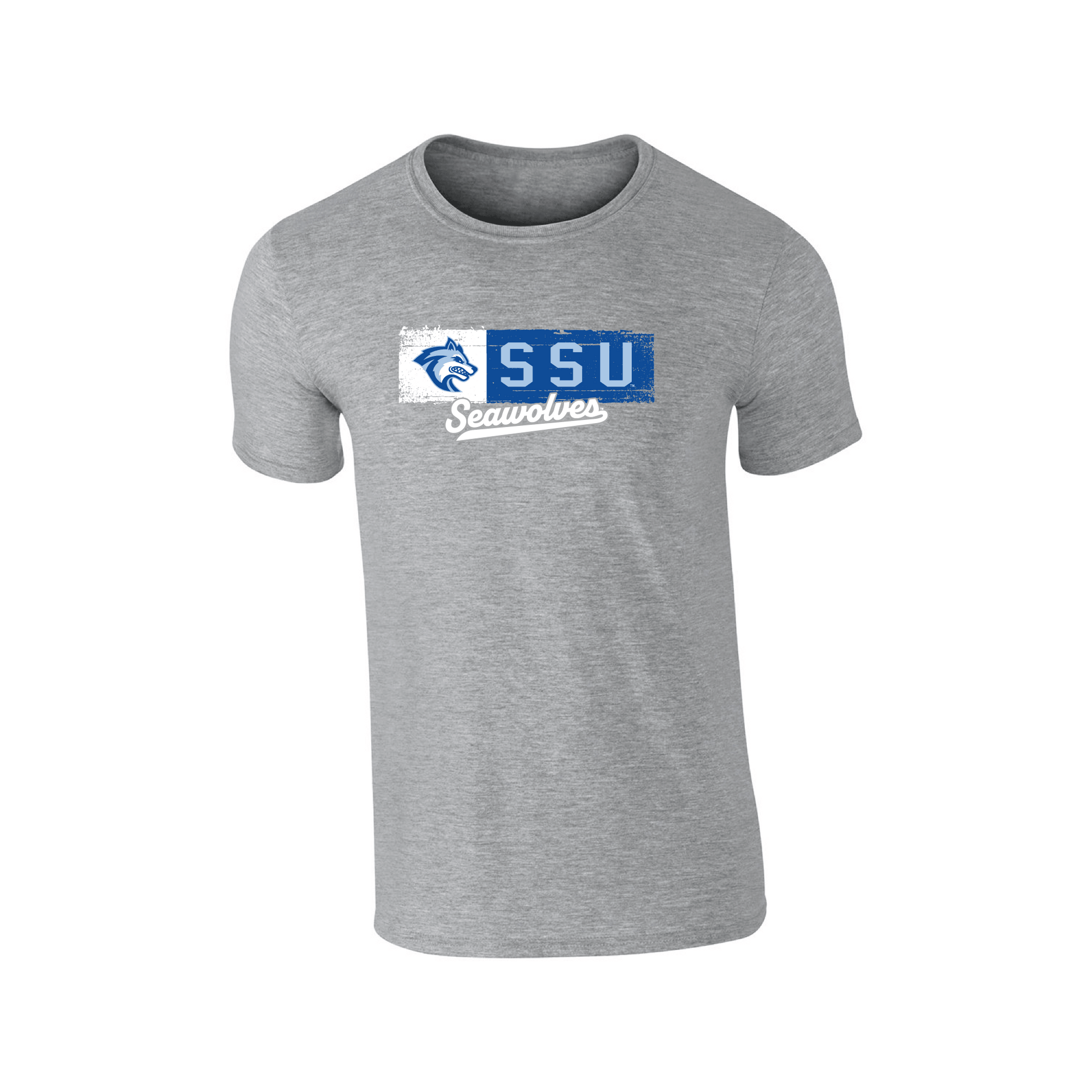 Sonoma State University Seawolves Sticker Adult T-Shirt