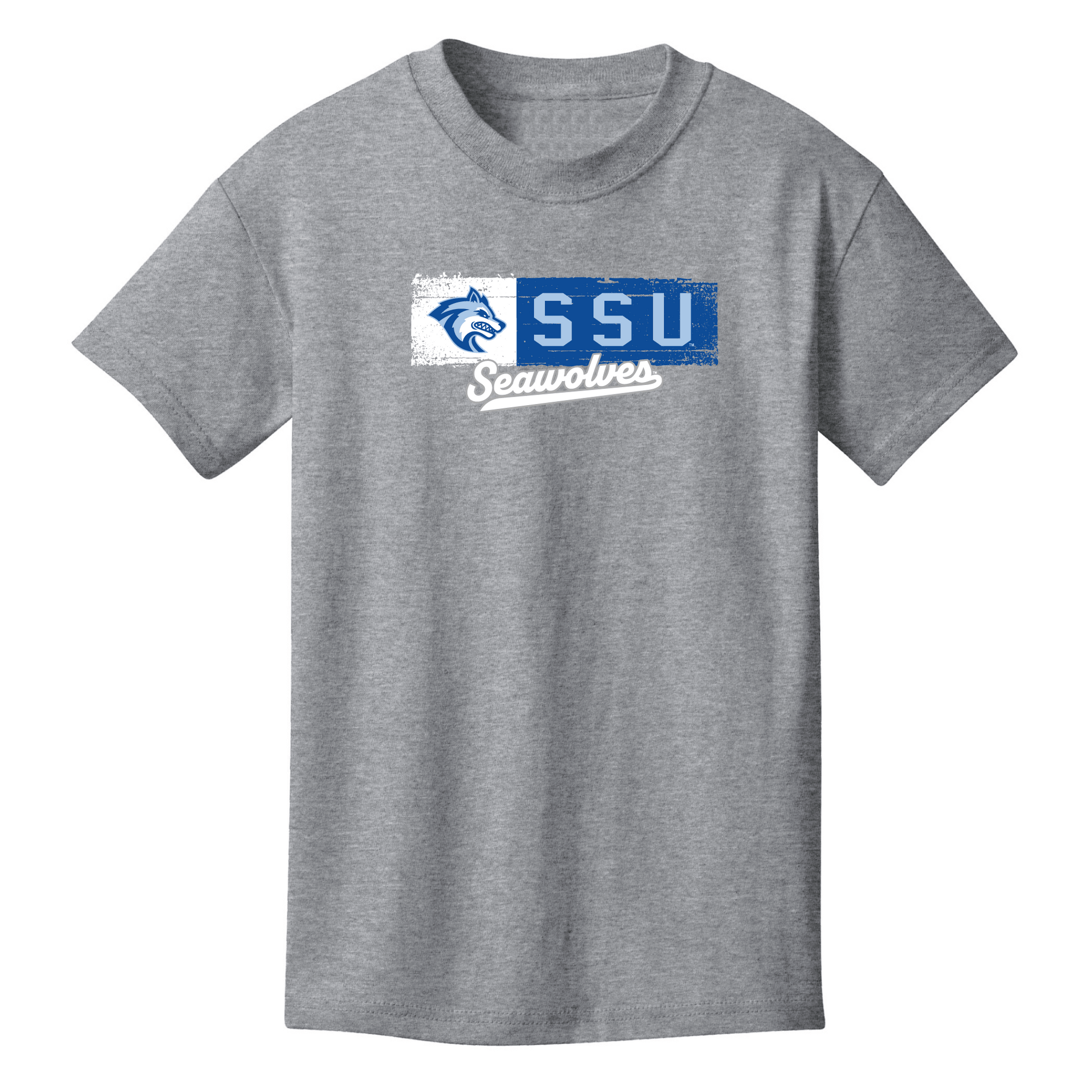 Sonoma State University Seawolves Sticker Youth T-Shirt