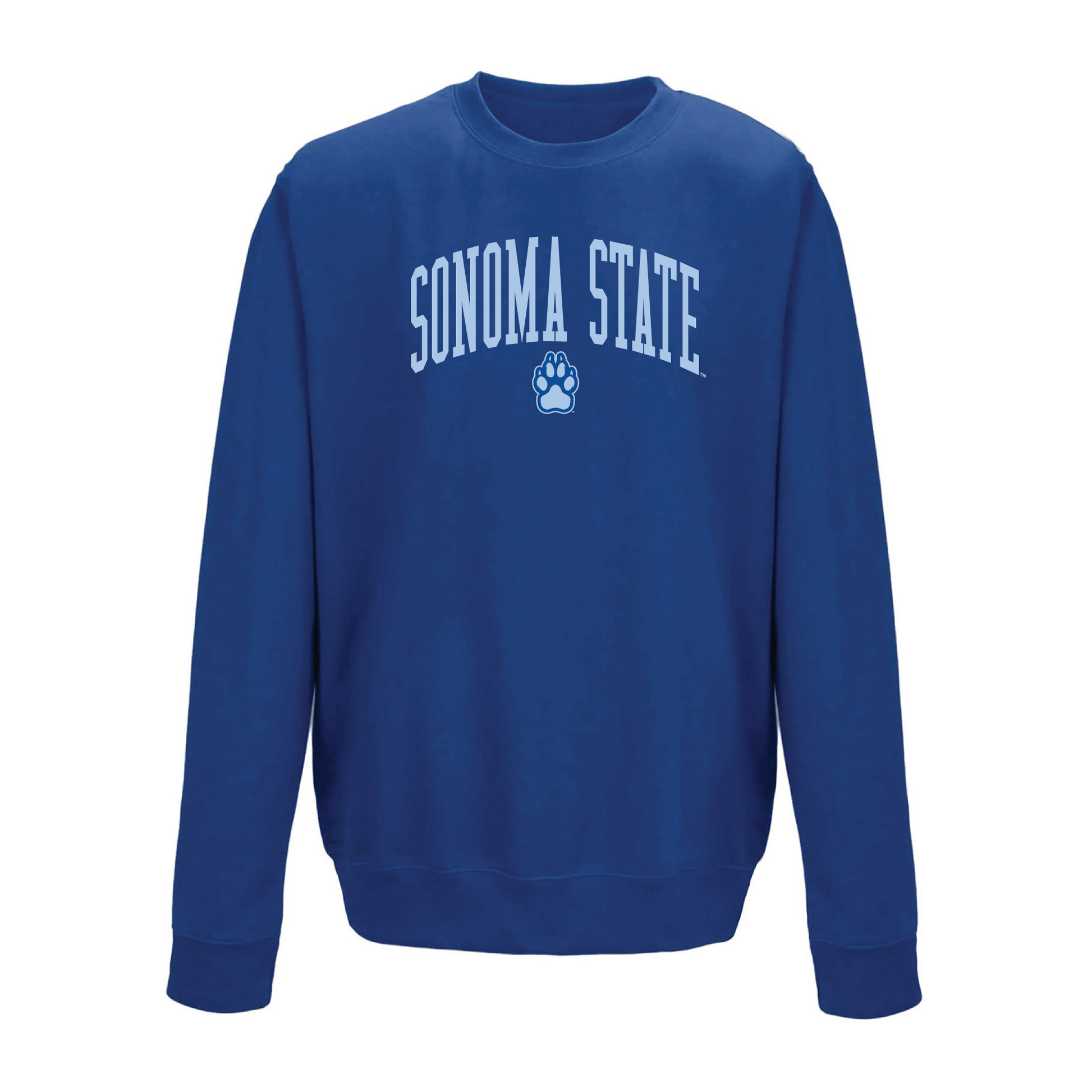 Sonoma State University Seawolves Jumbo Arch Crewneck Sweatshirt