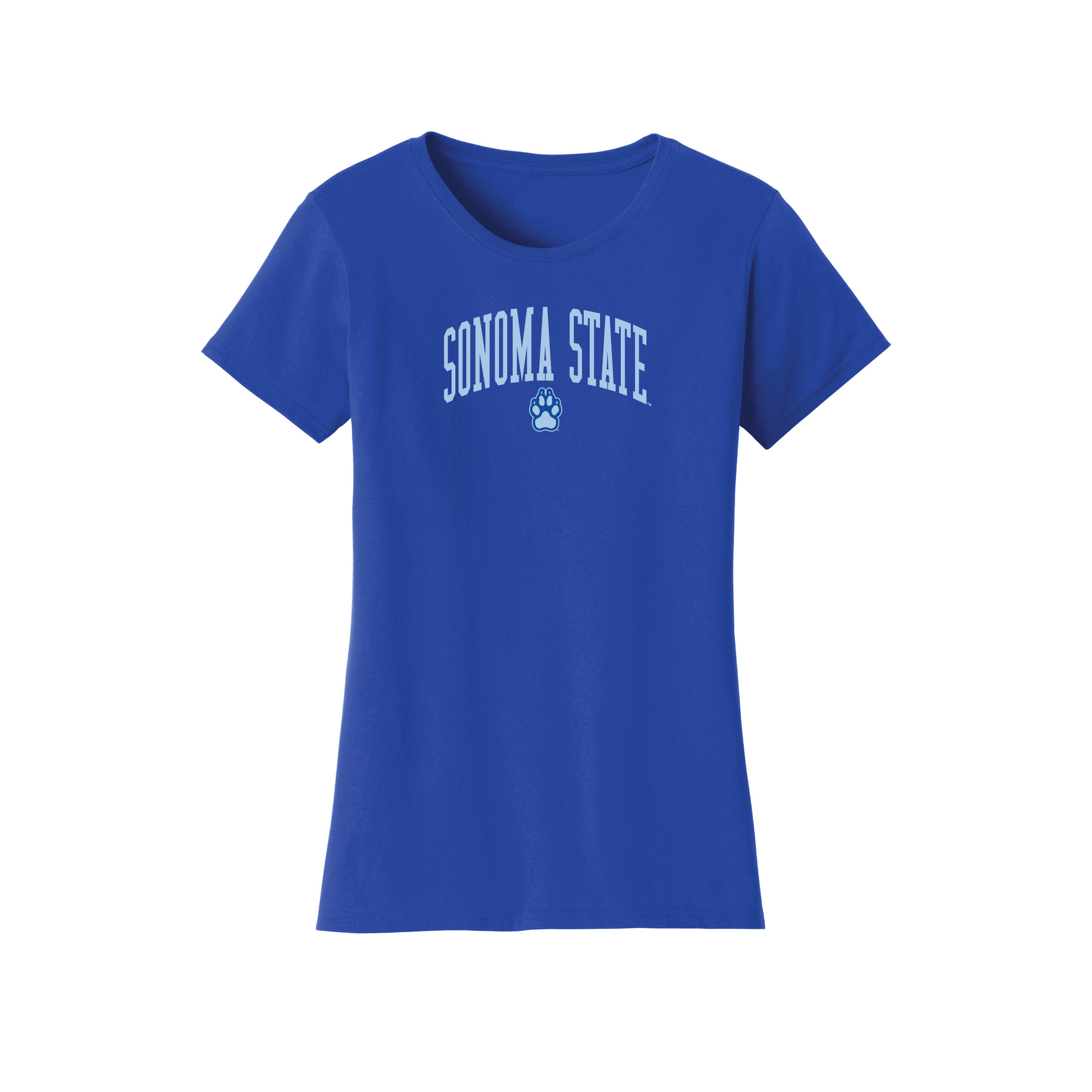 Sonoma State University Seawolves Jumbo Arch Womens T-Shirt