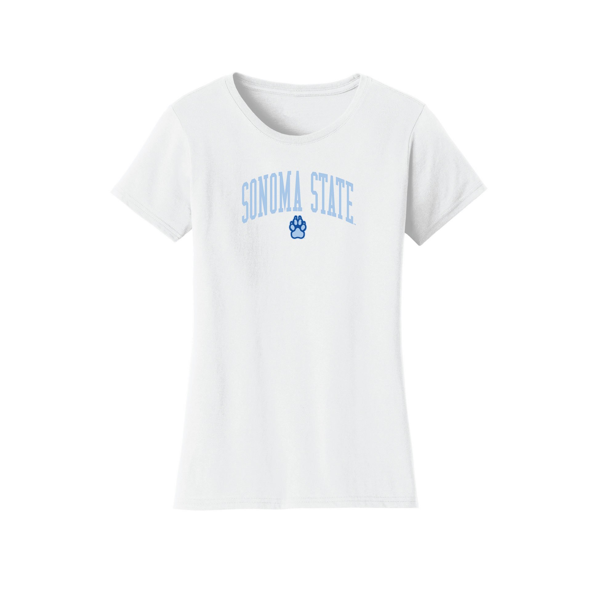 Sonoma State University Seawolves Jumbo Arch Womens T-Shirt
