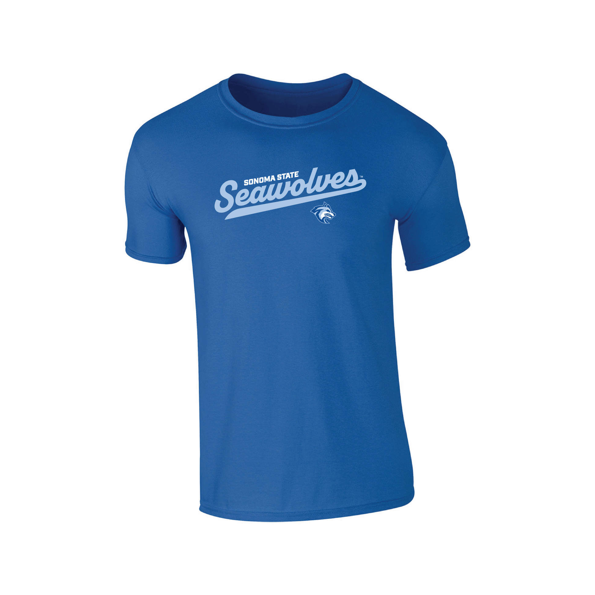 Sonoma State University Seawolves Uphill Victory Adult T-Shirt